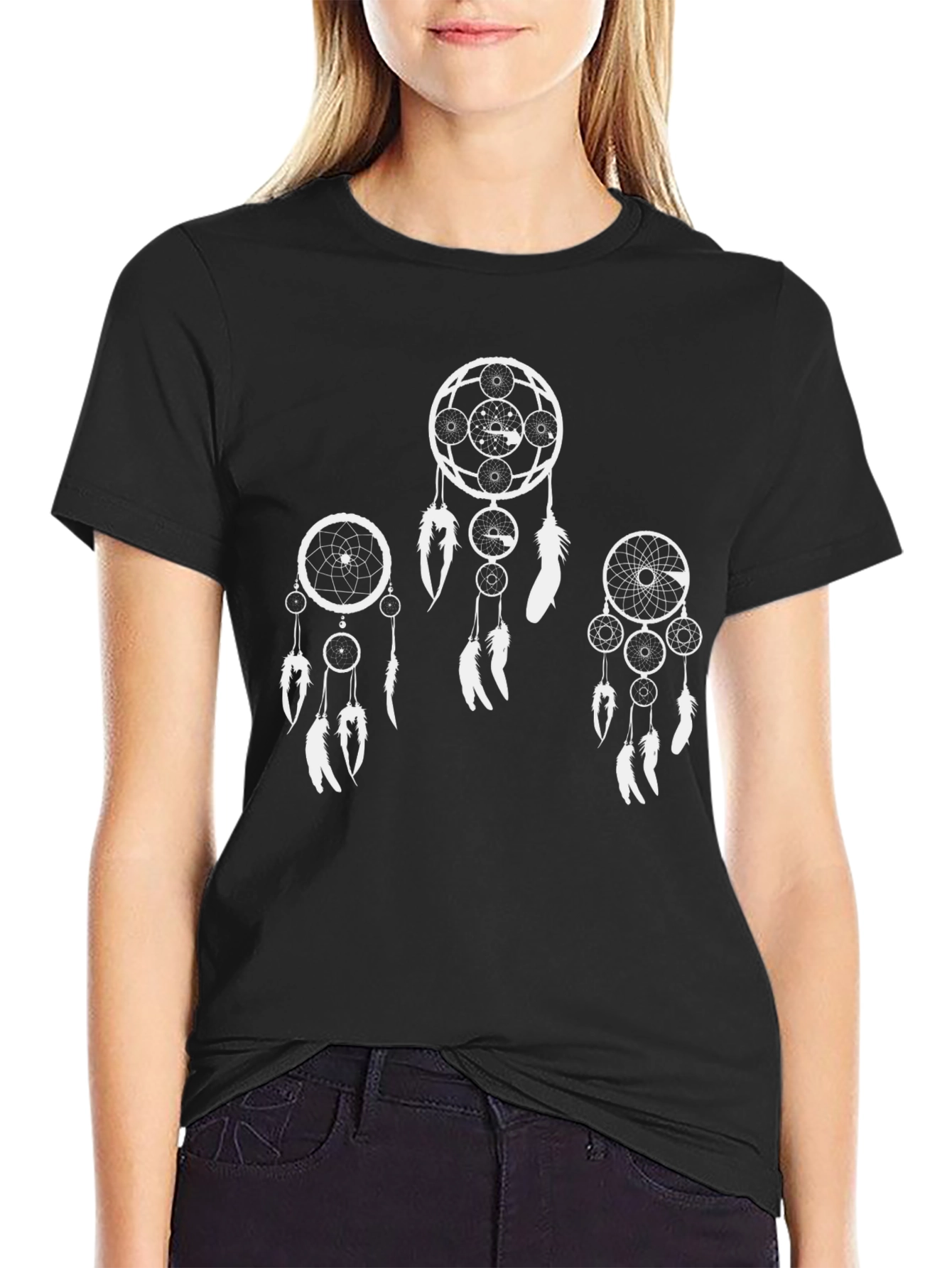 Dreamcatcher Graphic Black T-Shirt