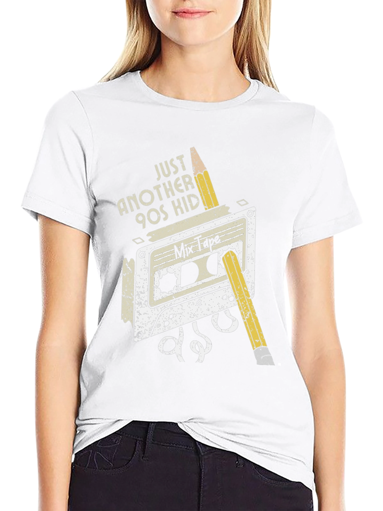 Just Another 90s Kid Black T-Shirt