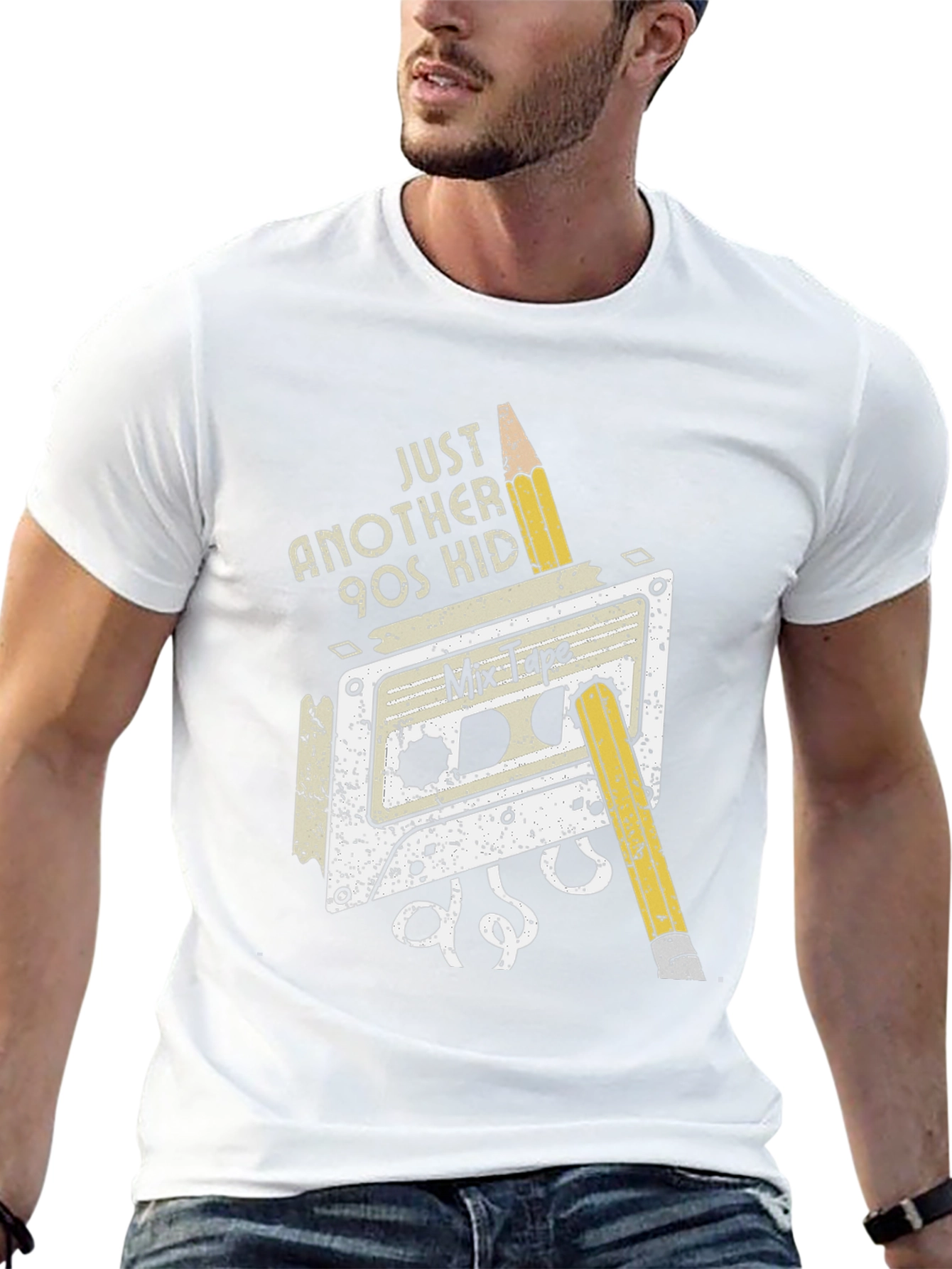 Just Another 90s Kid Black T-Shirt
