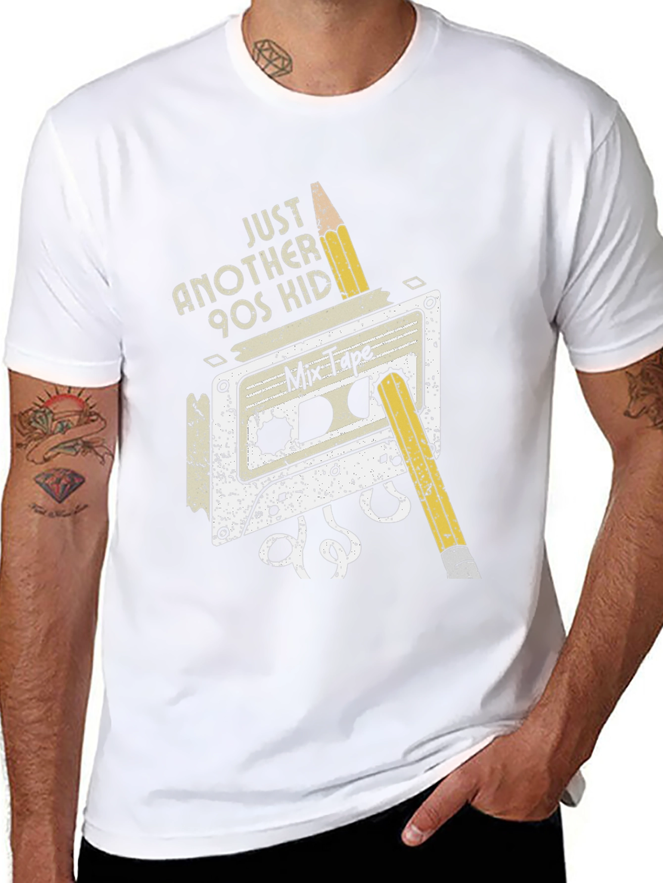 Just Another 90s Kid Black T-Shirt