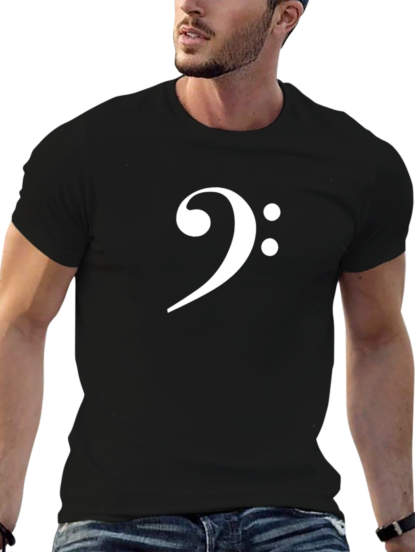 Bass Clef Graphic T-Shirt