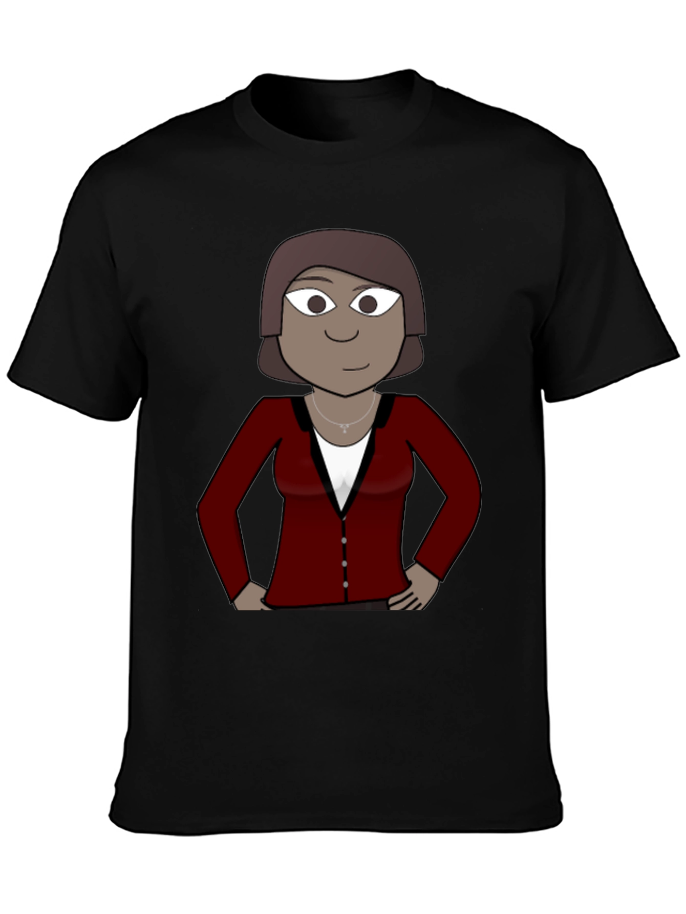 Cartoon Woman T-Shirt - Unique Graphic Tee