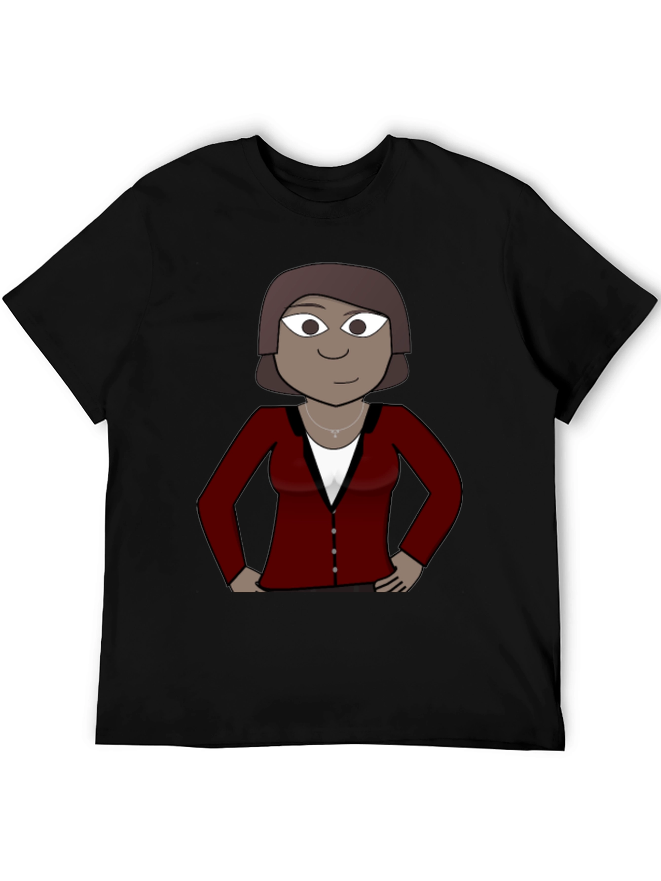 Cartoon Woman T-Shirt - Unique Graphic Tee