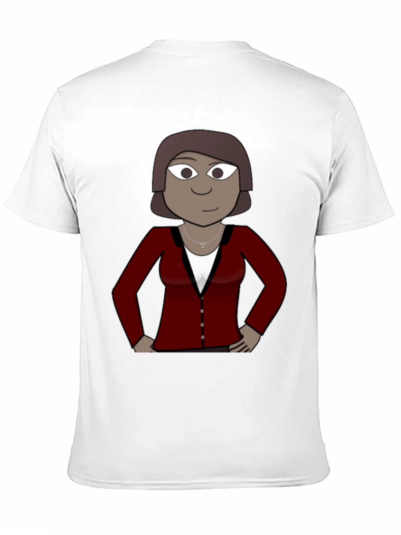Cartoon Woman T-Shirt - Unique Graphic Tee