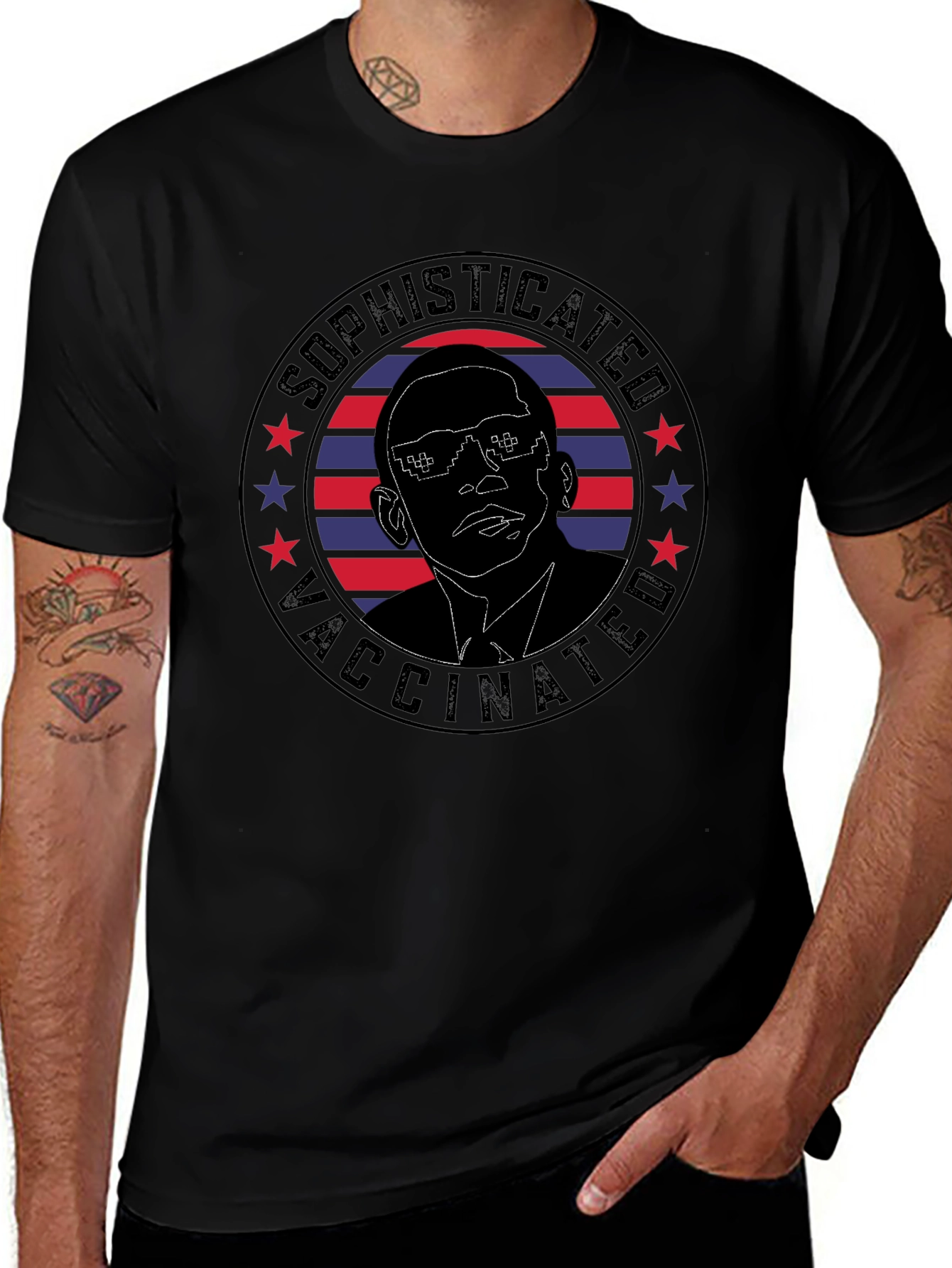 Sophisticated Vaccinated Graphic T-Shirt