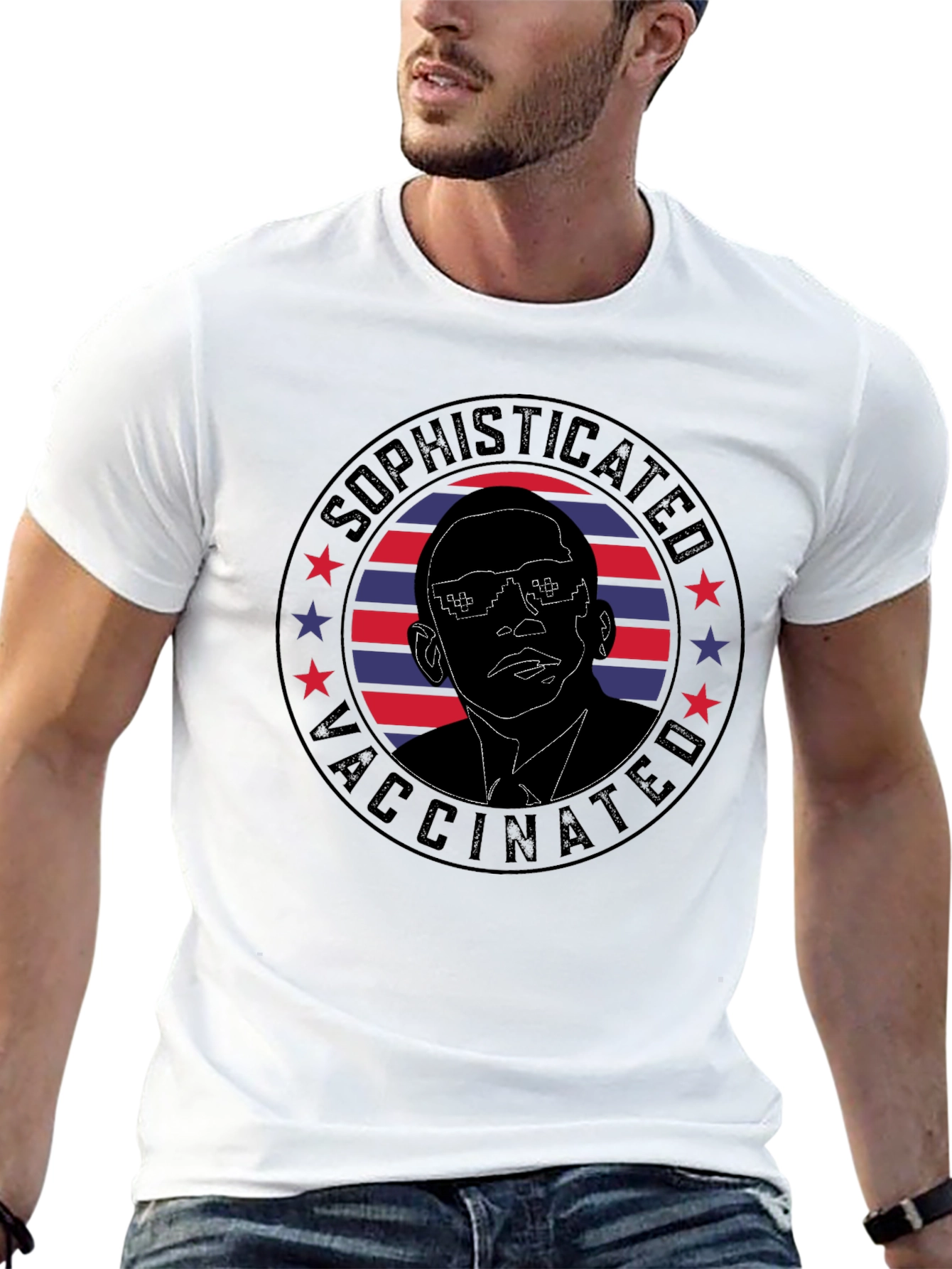 Sophisticated Vaccinated Graphic T-Shirt