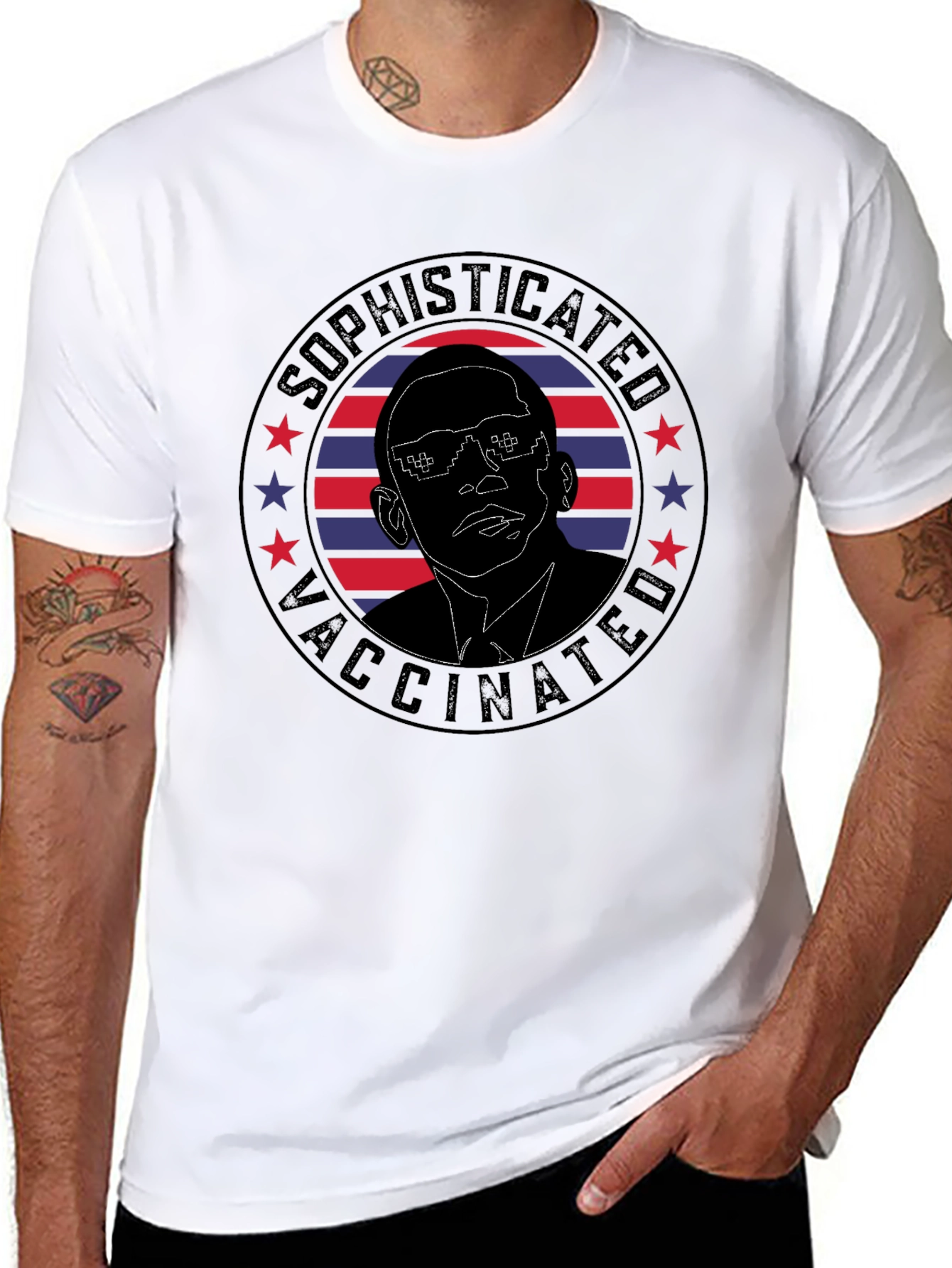 Sophisticated Vaccinated Graphic T-Shirt