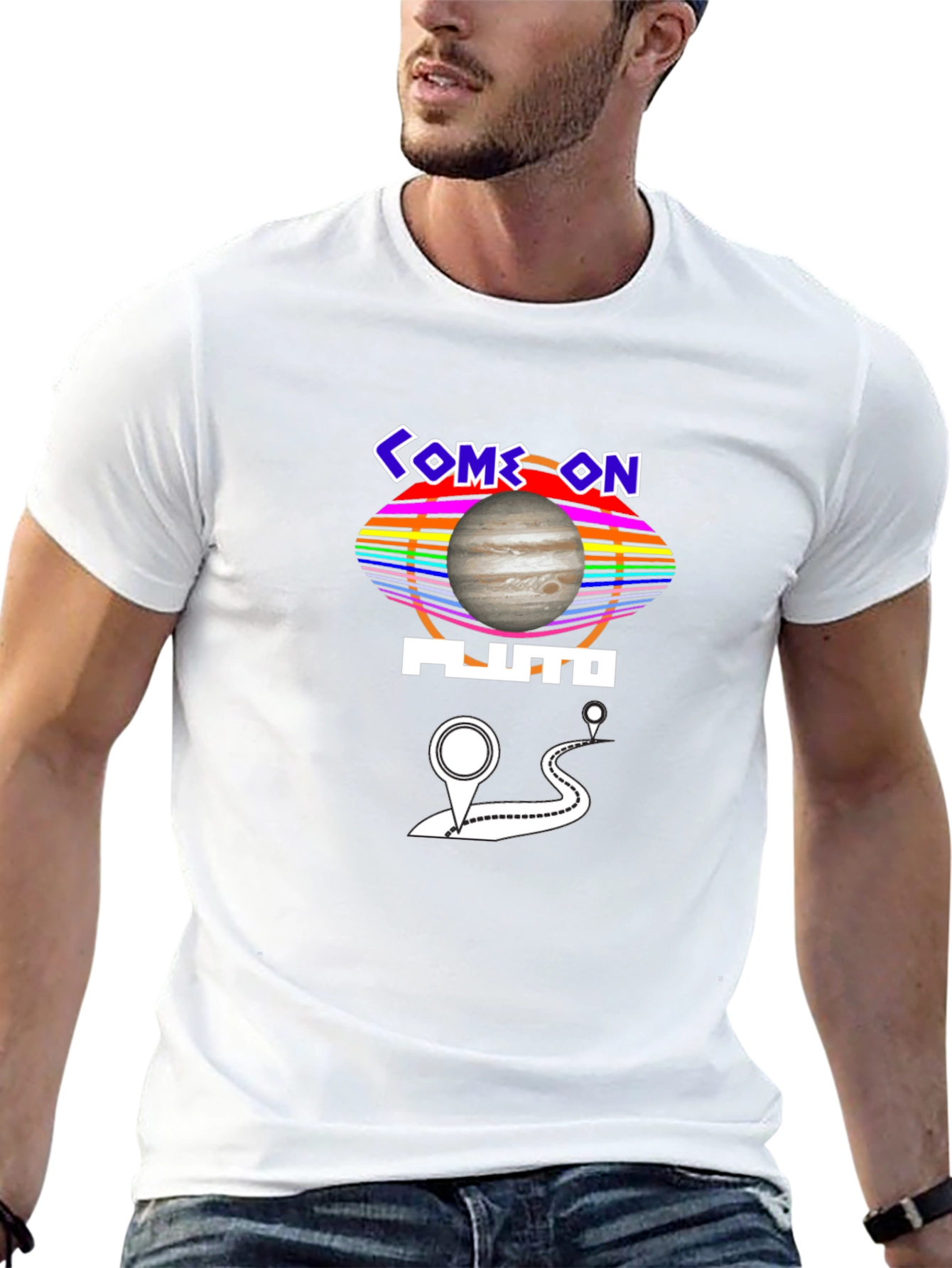 Come On Pluto Graphic Tee