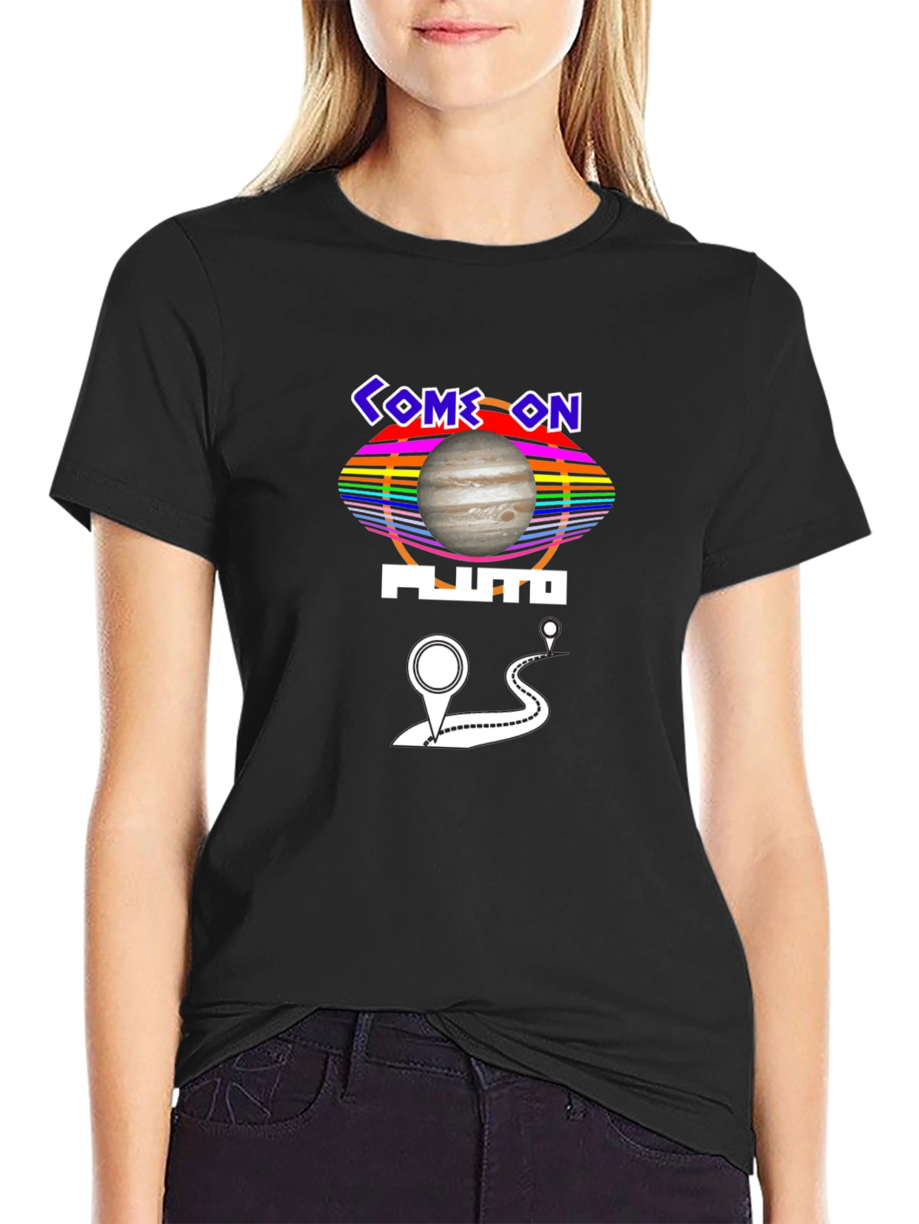 Come On Pluto Graphic Tee