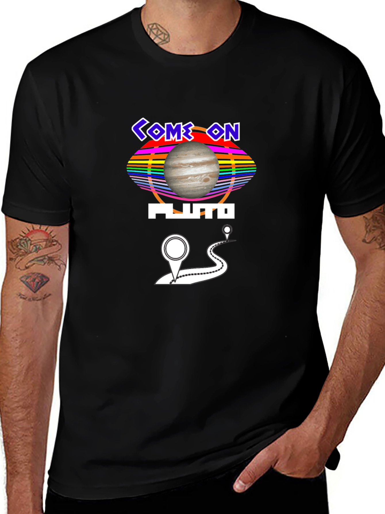 Come On Pluto Graphic Tee