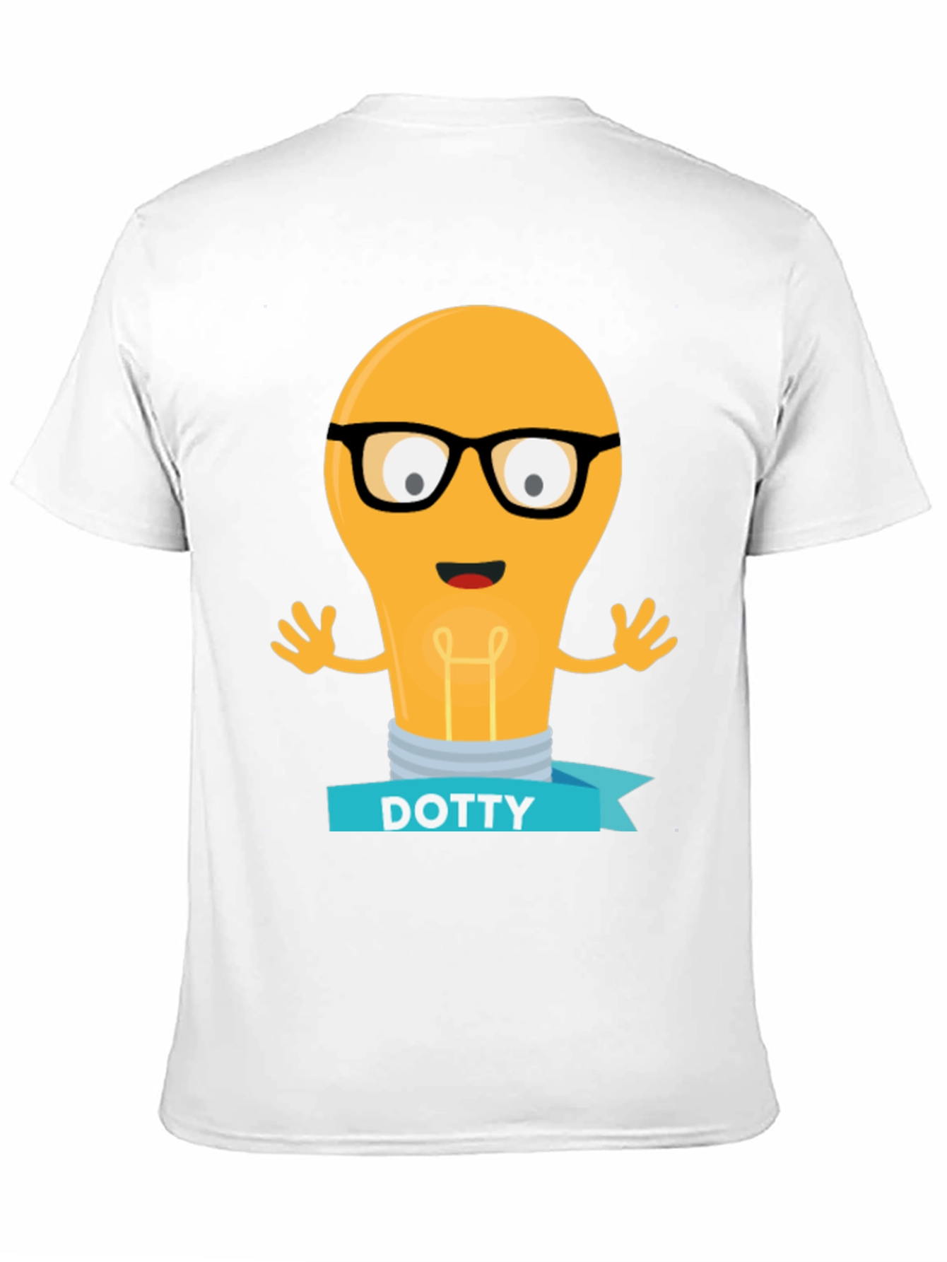 Nerdy Light Bulb DOTTY Tee - Smart & Fun!