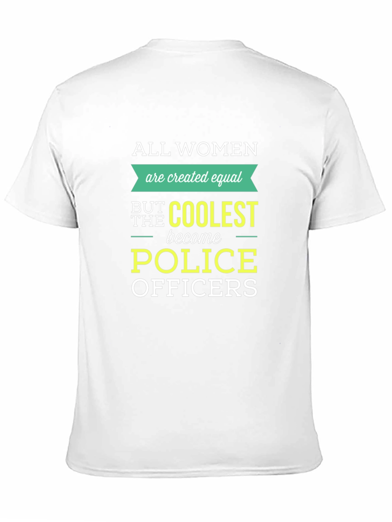 Coolest Police Officer Womens T-Shirt