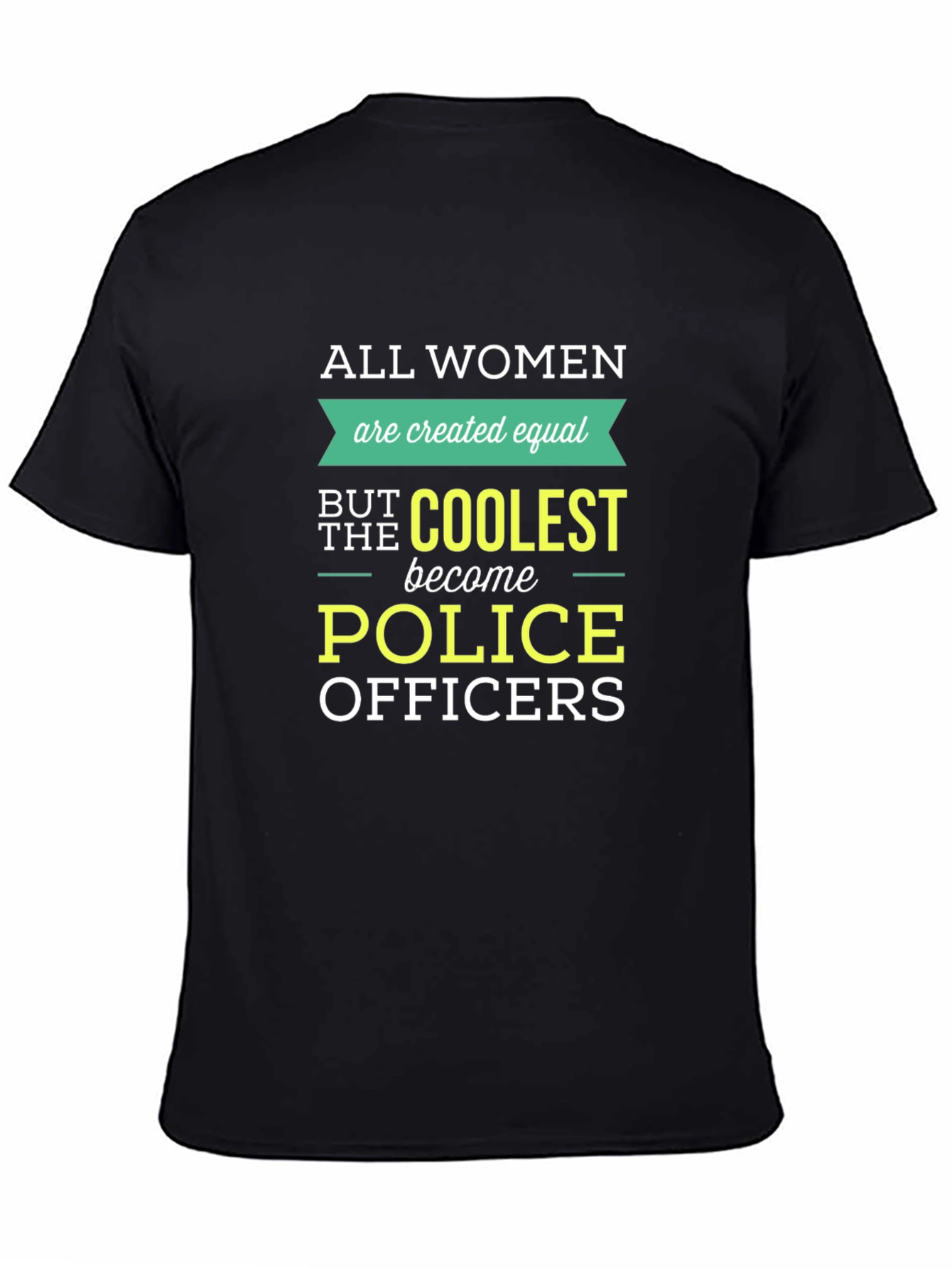 Coolest Police Officer Womens T-Shirt