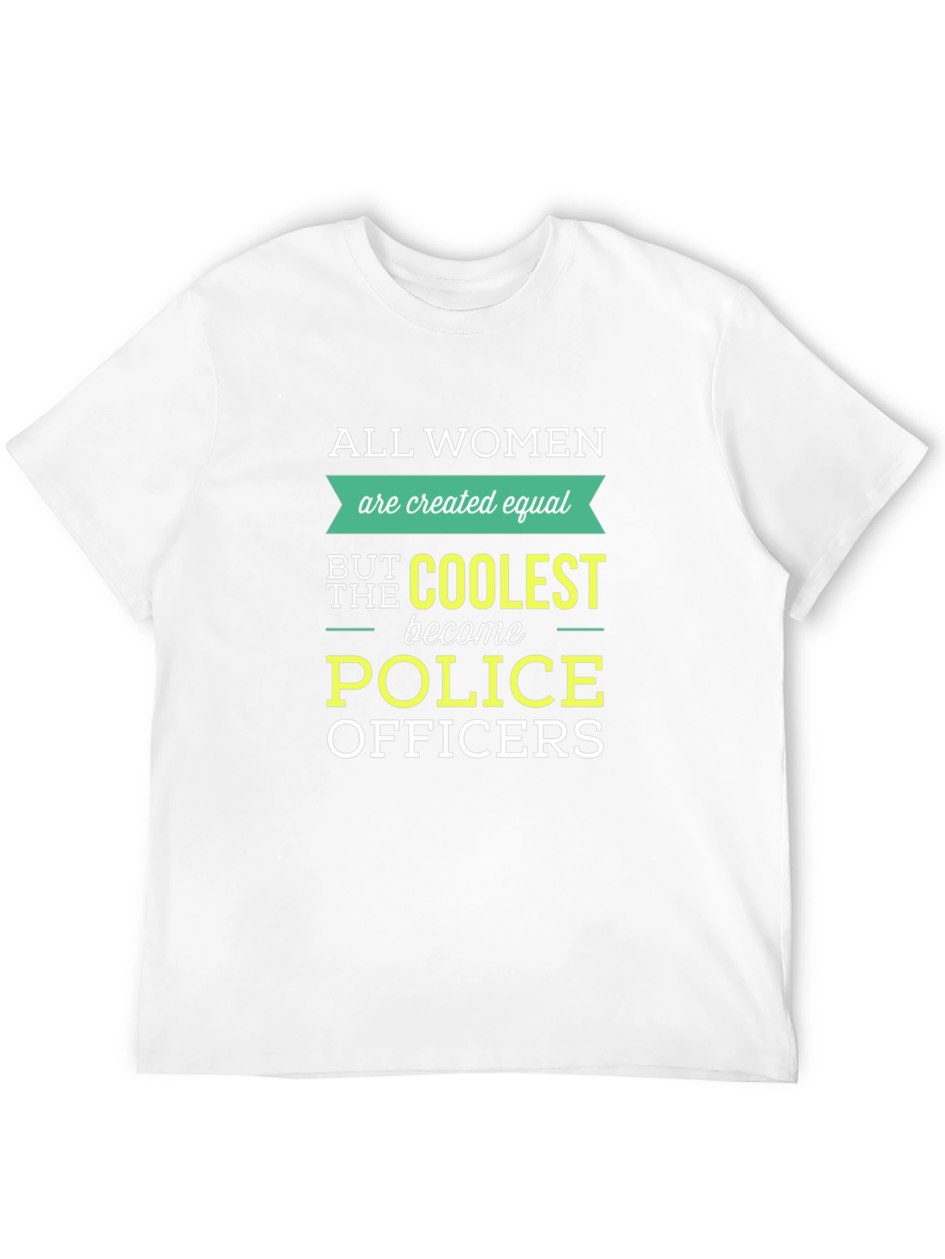 Coolest Police Officer Womens T-Shirt