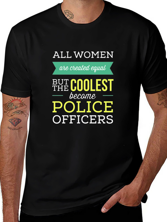 Coolest Police Officer Womens T-Shirt