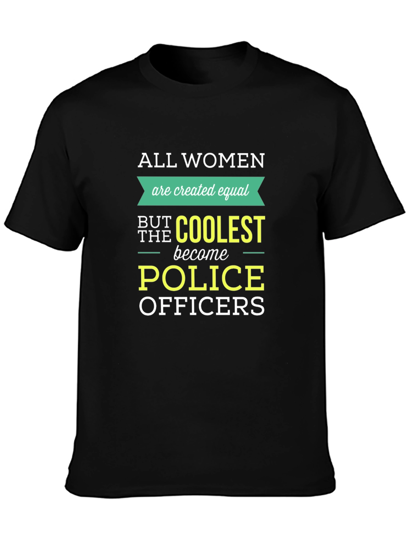 Coolest Police Officer Womens T-Shirt