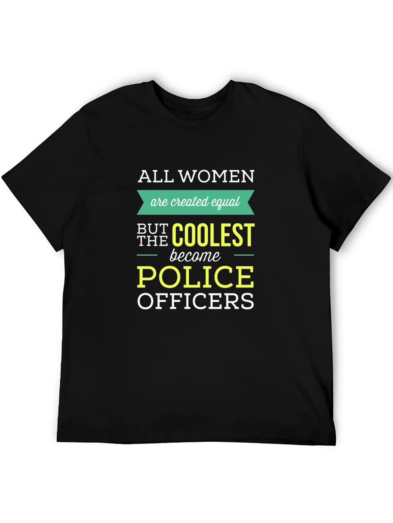 Coolest Police Officer Womens T-Shirt