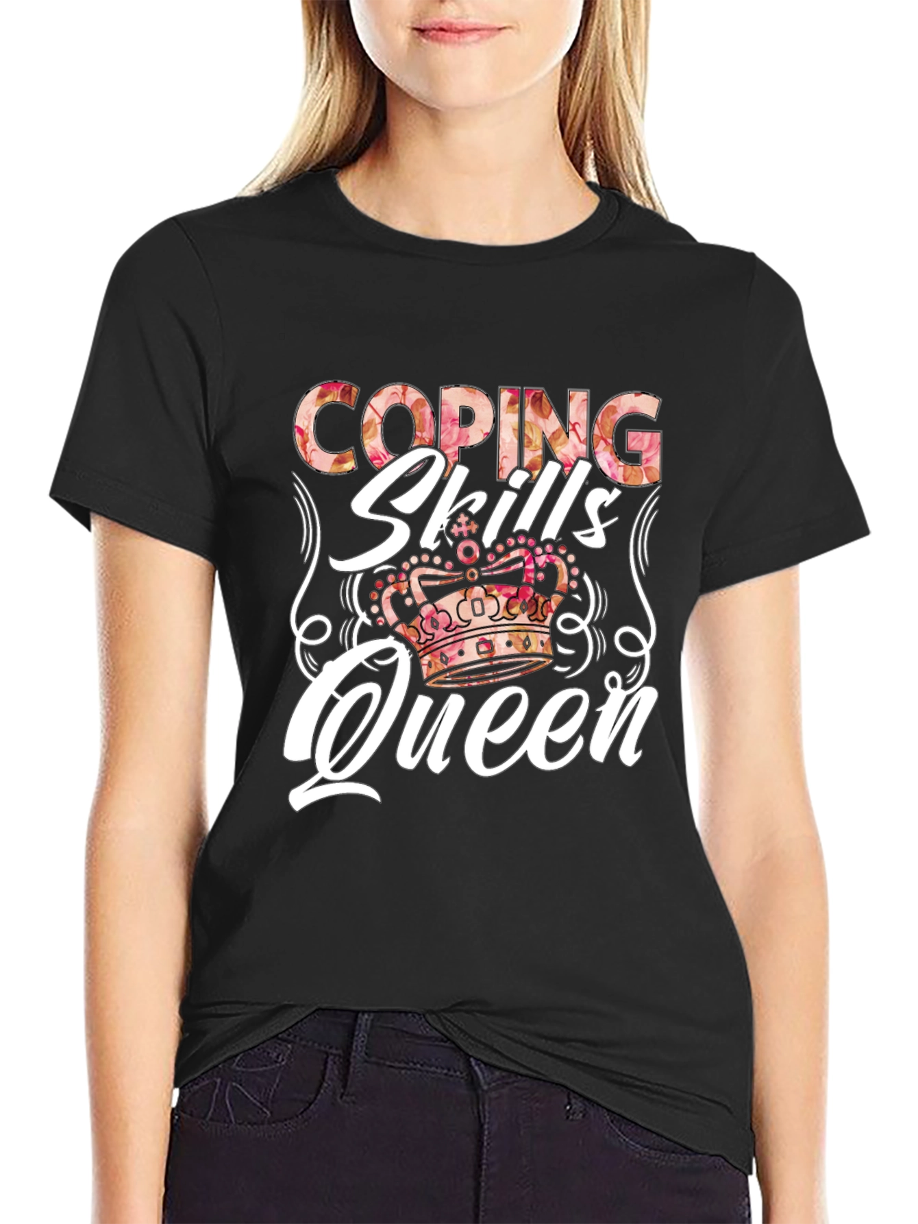 Coping Skills Queen Graphic Tee