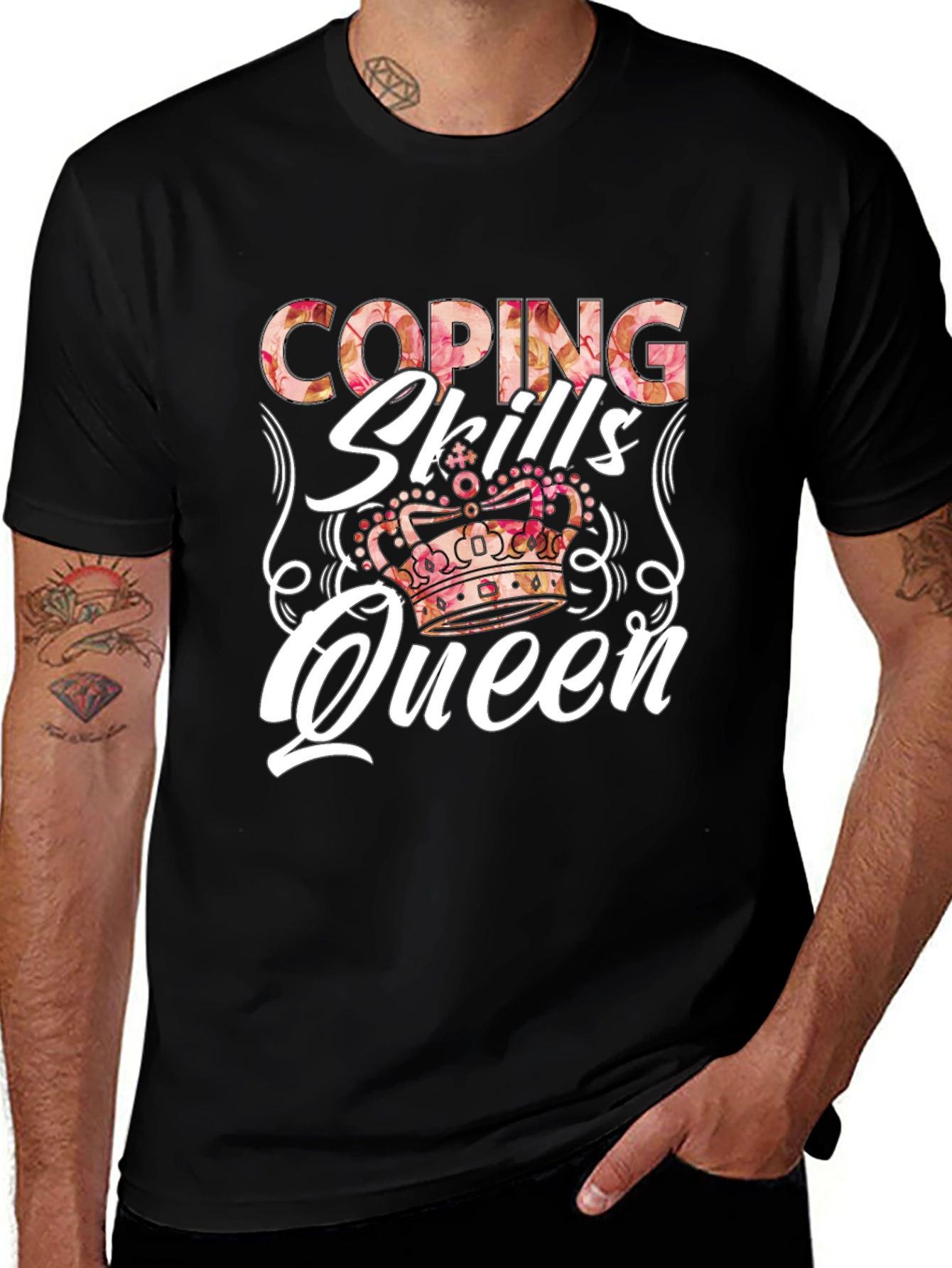 Coping Skills Queen Graphic Tee
