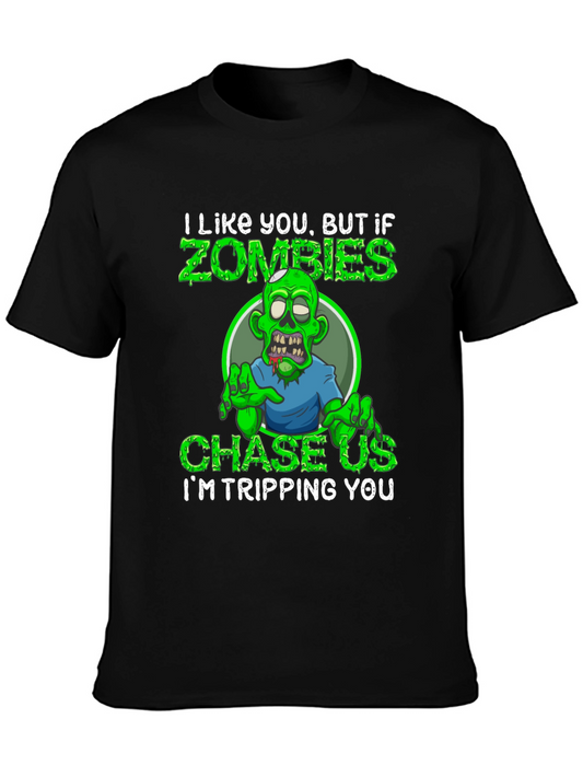 Zombie Humor Graphic Tee - Im Tripping You