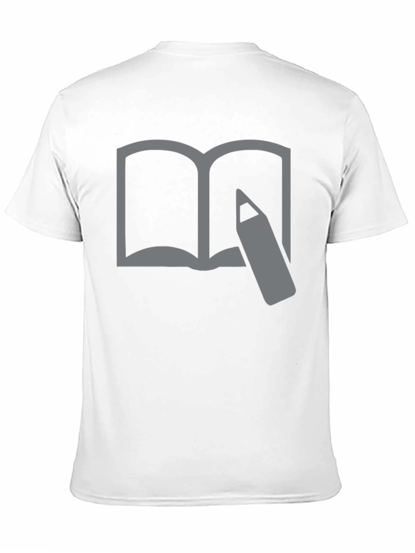 Book and Pencil Graphic Tee - Writers Inspiration