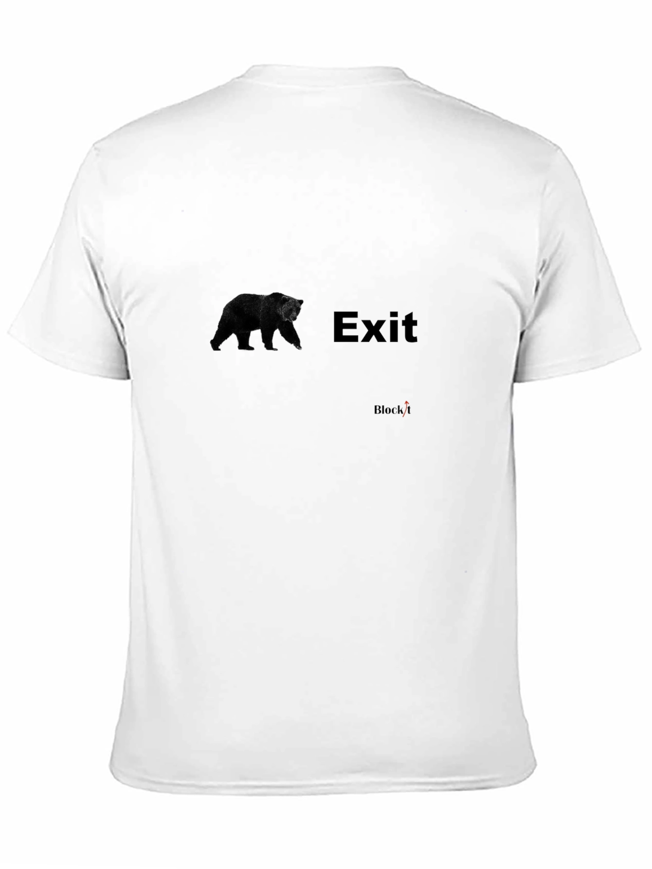 Bear Exit Black Graphic T-Shirt