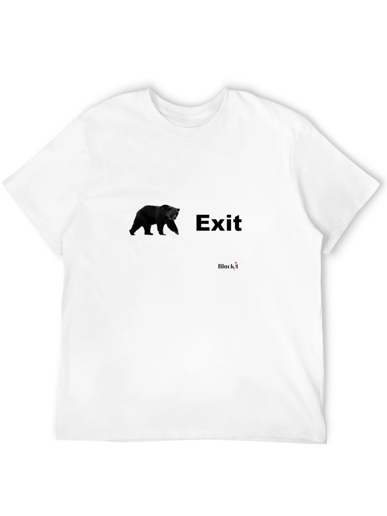 Bear Exit Black Graphic T-Shirt