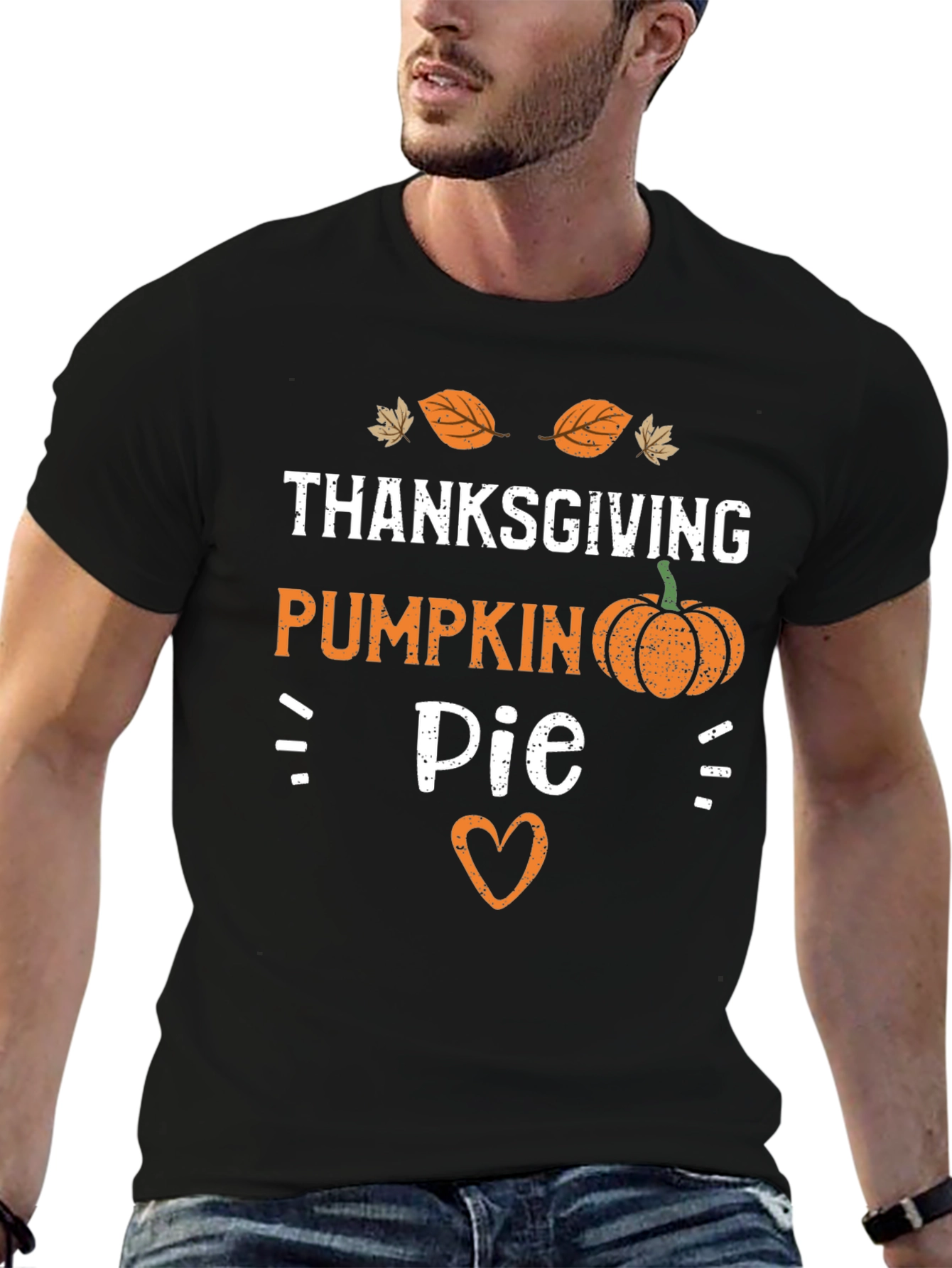 Thanksgiving Pumpkin Pie Graphic T-Shirt