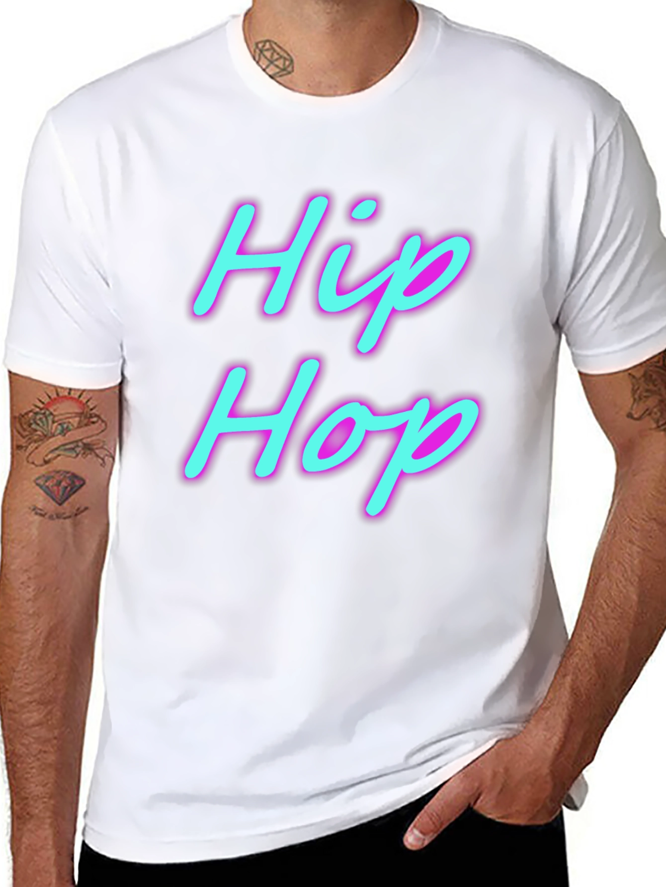 Hip Hop Graphic Tee - Retro Style