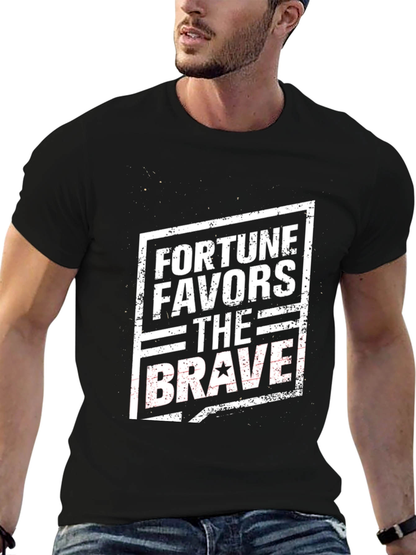 Fortune Favors The Brave Graphic Tee