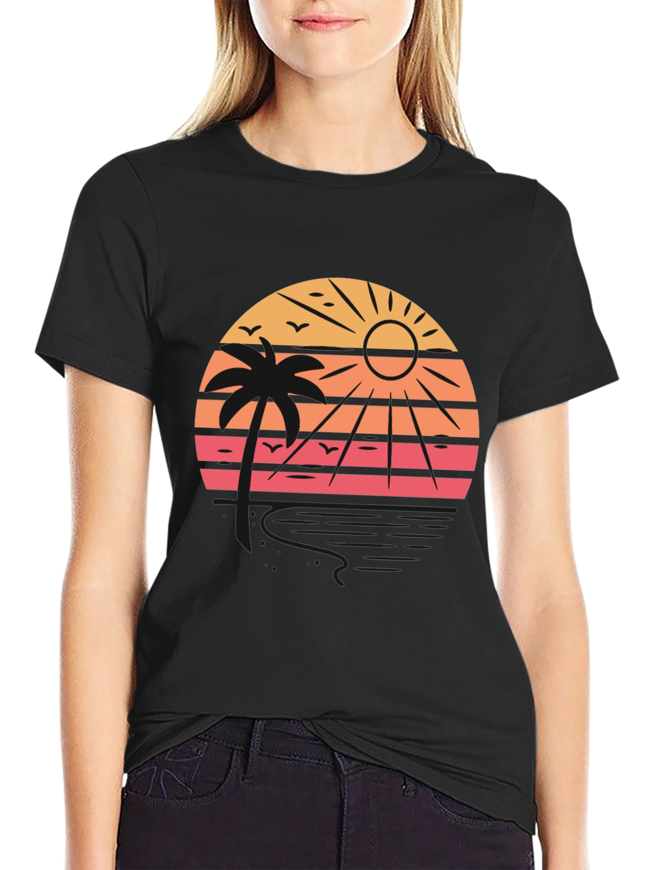 Tropical Sunset Graphic Tee