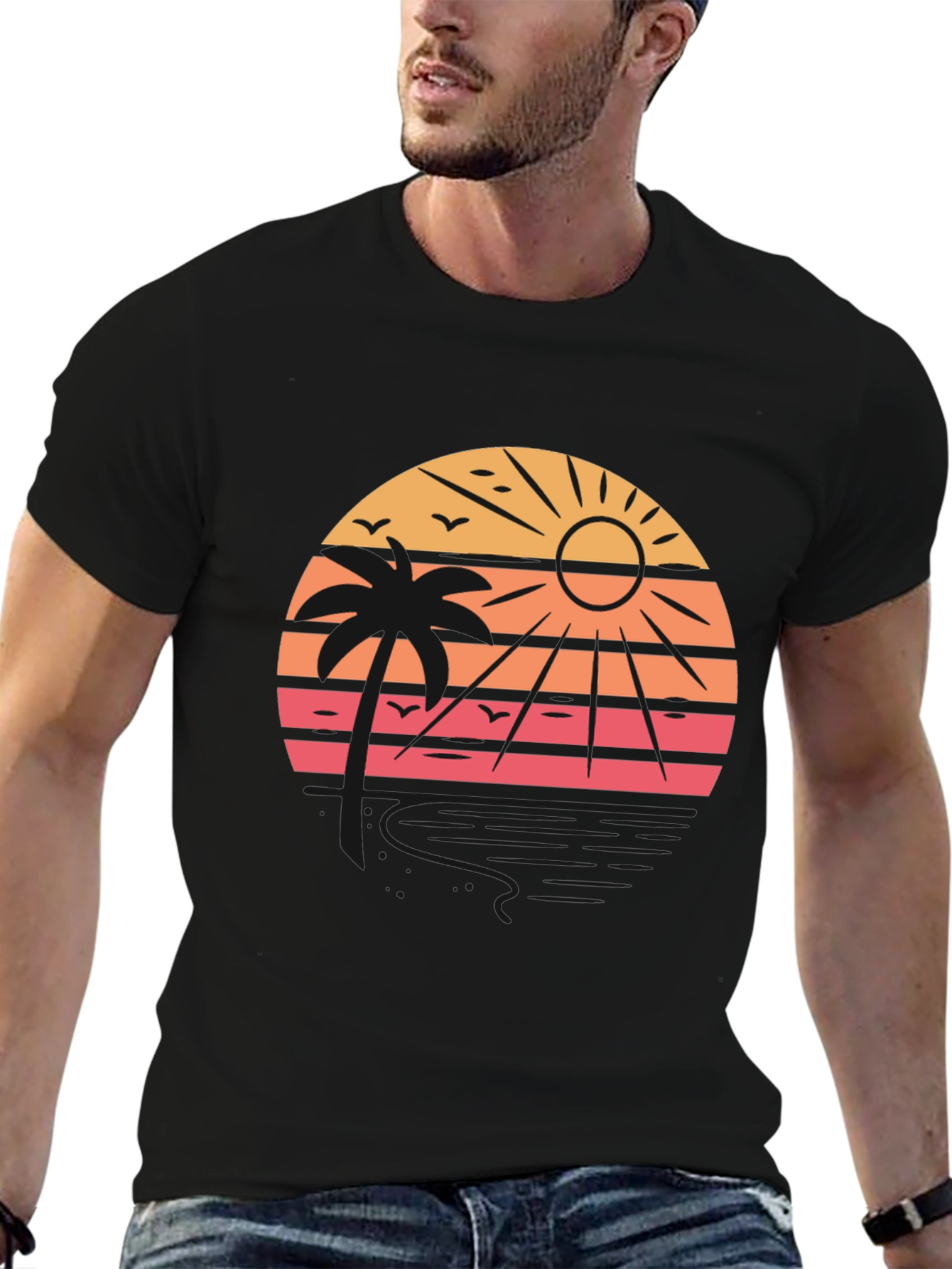 Tropical Sunset Graphic Tee