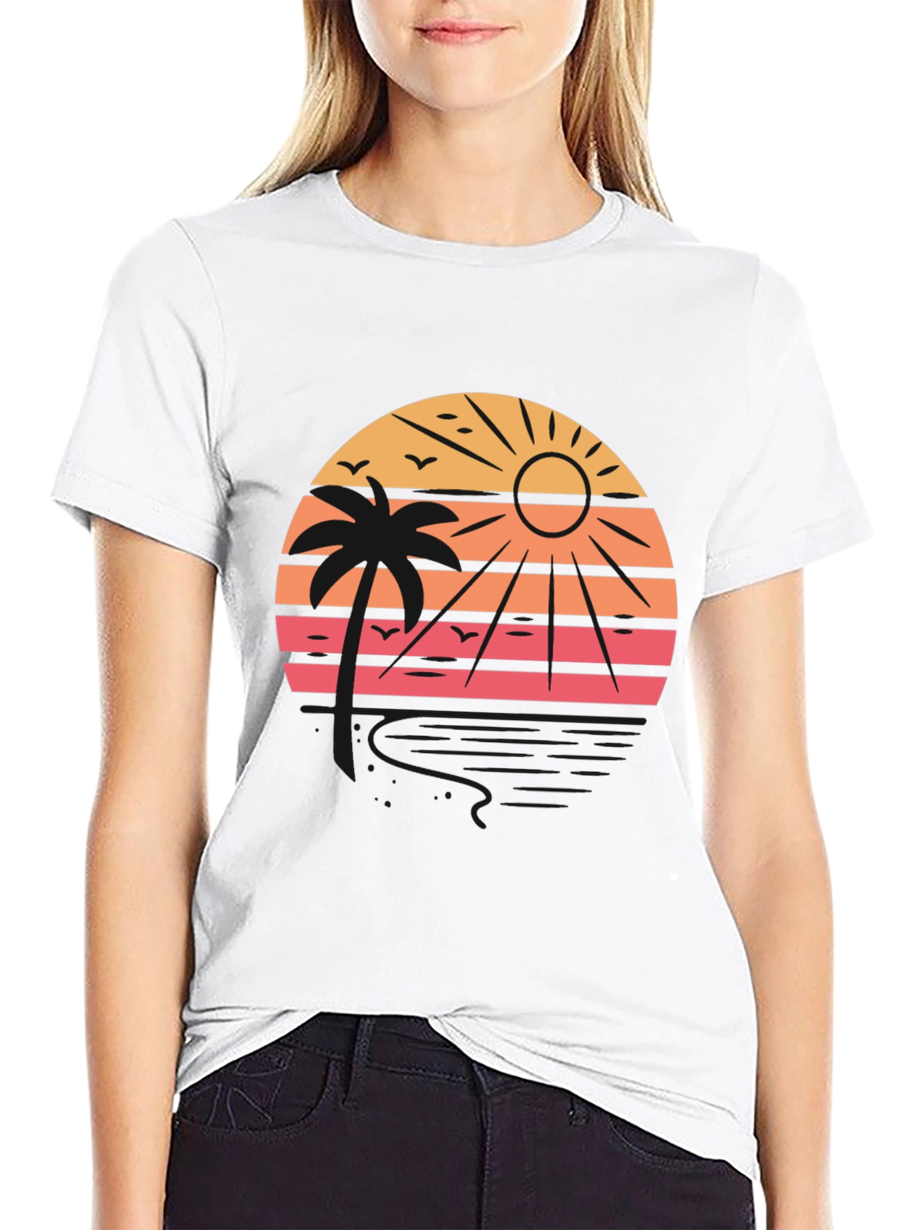 Tropical Sunset Graphic Tee