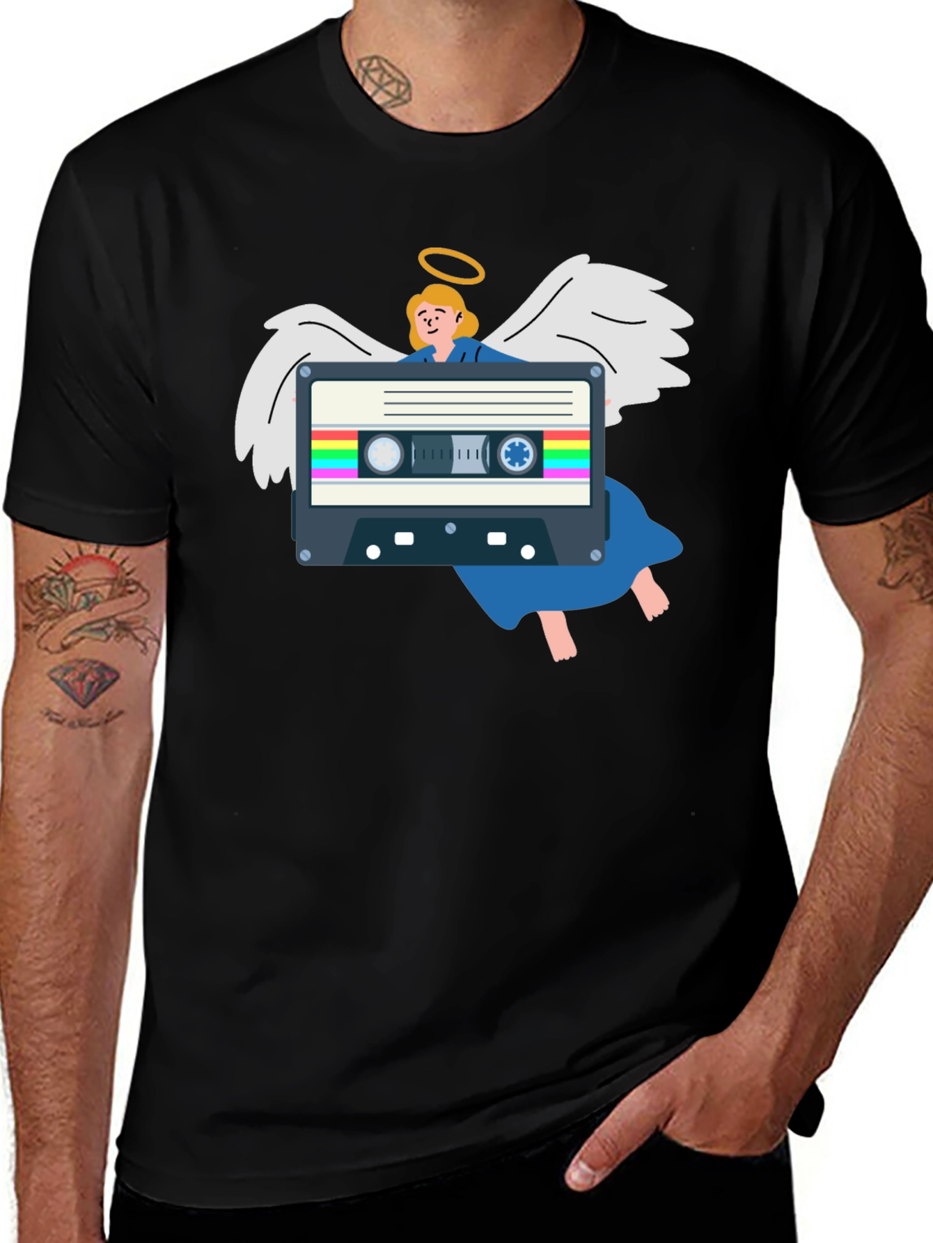 Cassette Angel Graphic Tee