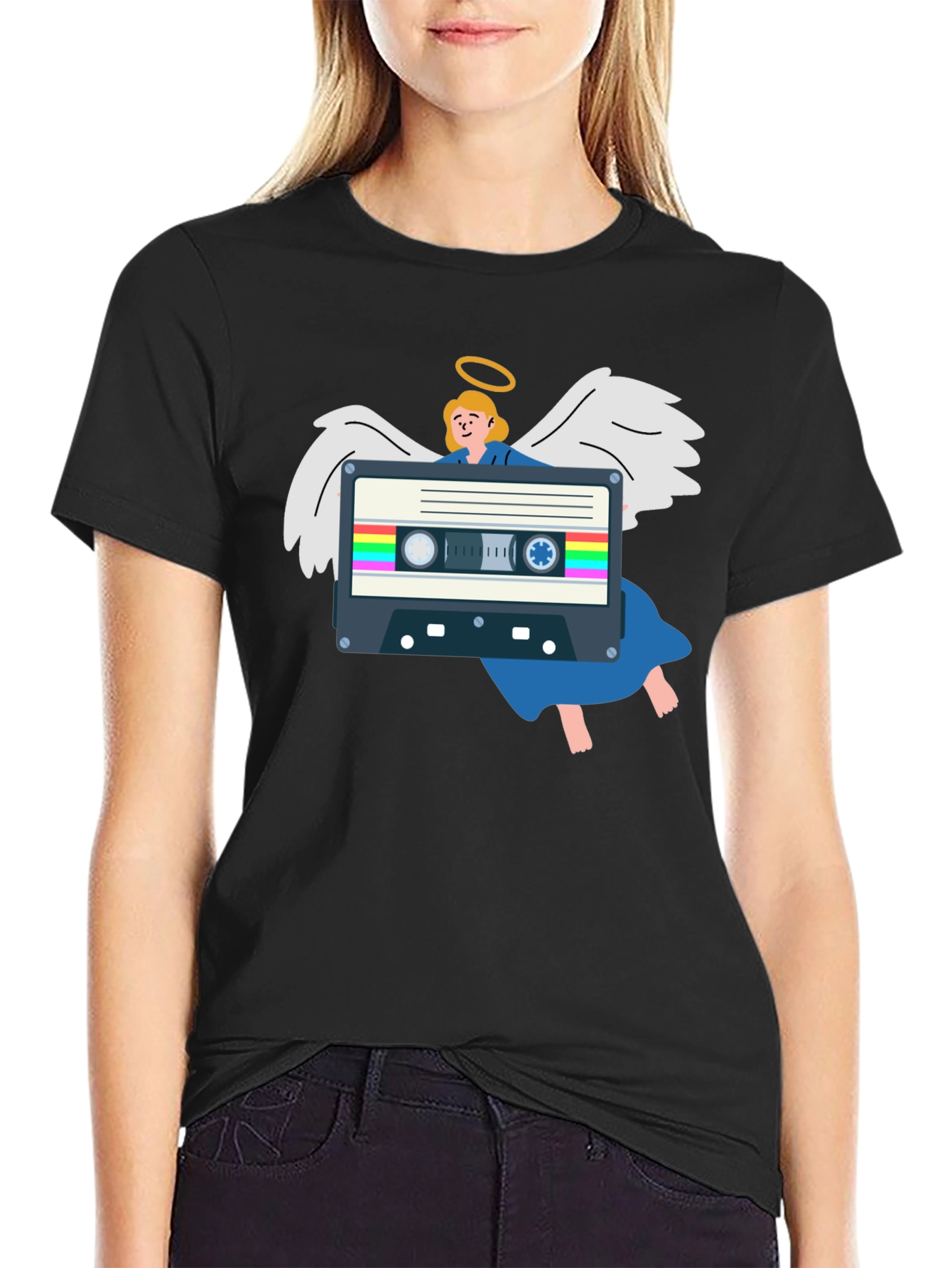 Cassette Angel Graphic Tee