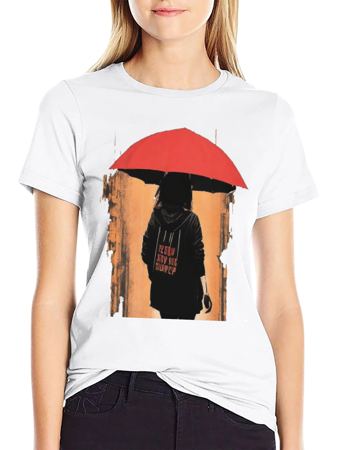 Umbrella Girl Graphic Tee