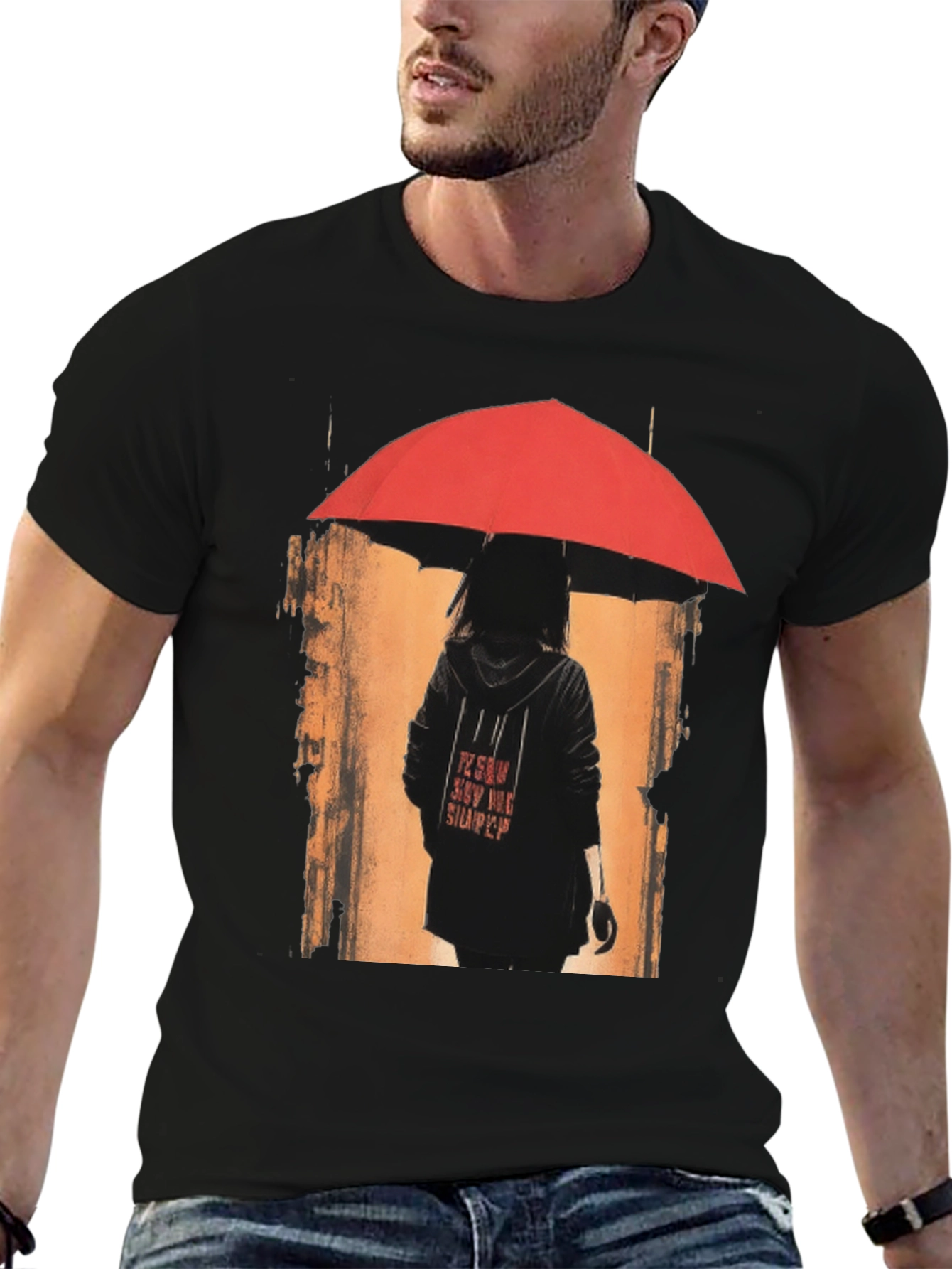 Umbrella Girl Graphic Tee