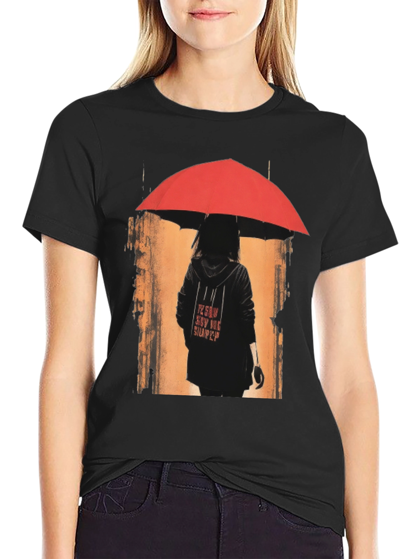 Umbrella Girl Graphic Tee