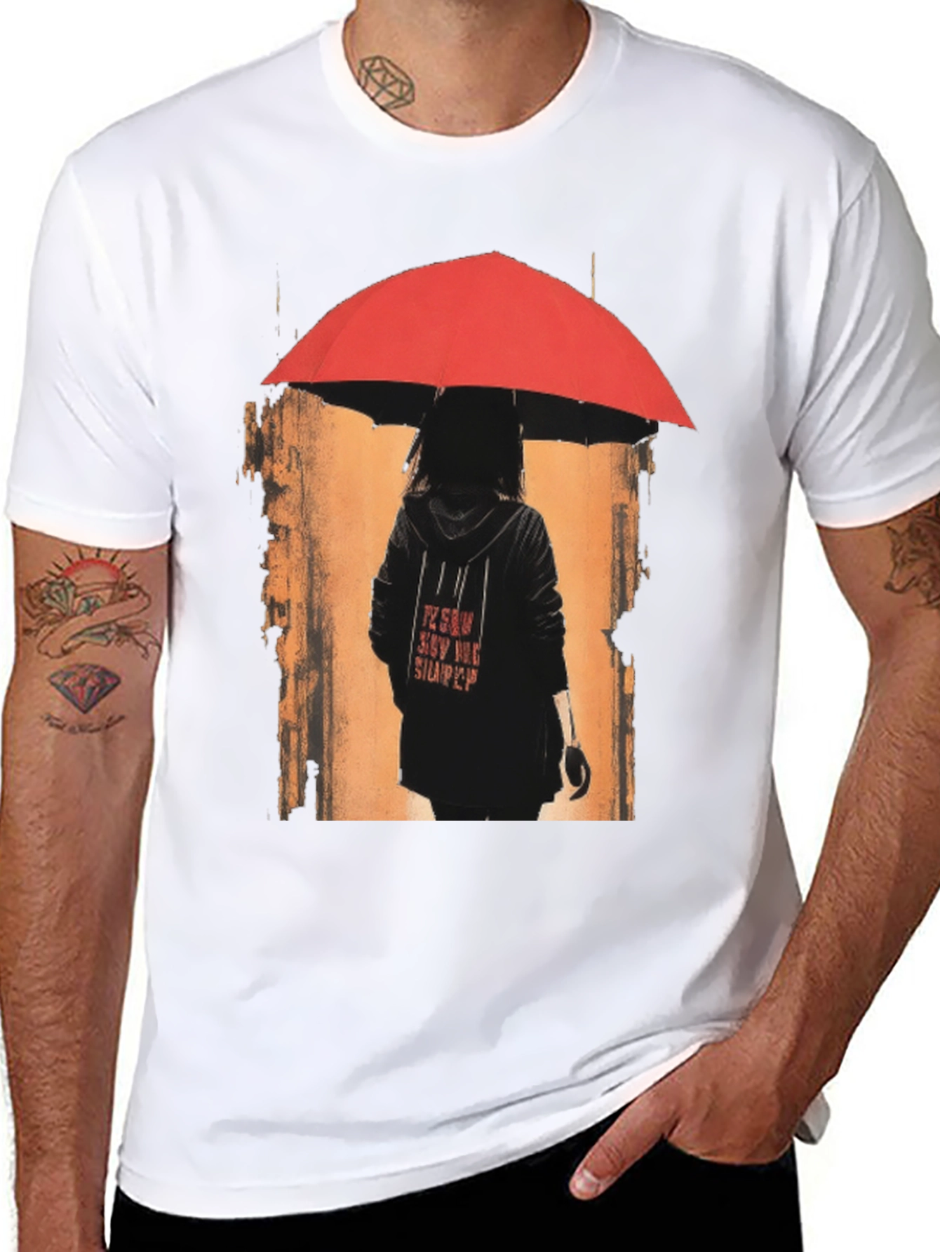 Umbrella Girl Graphic Tee