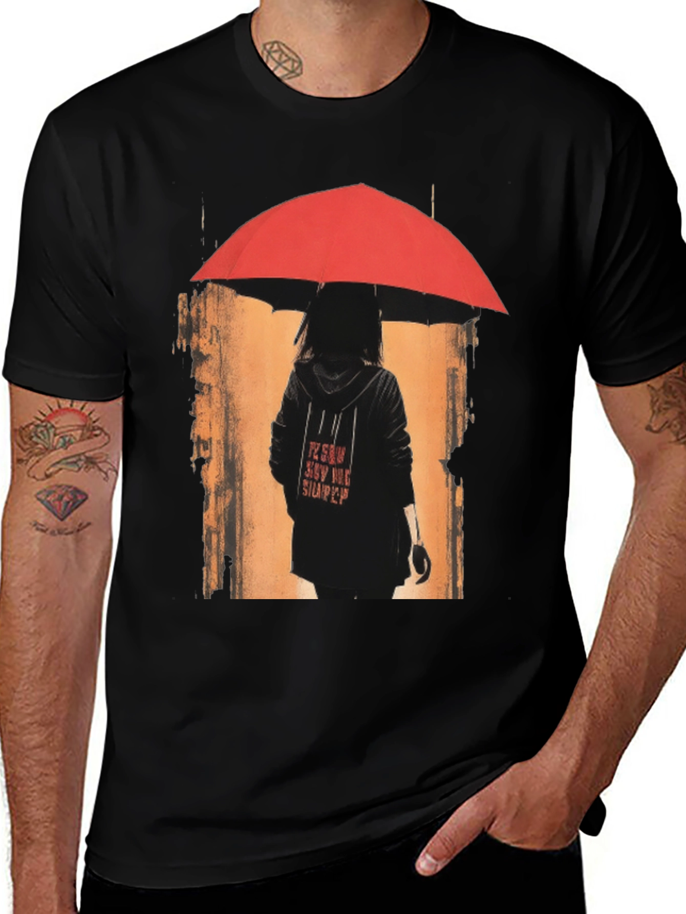 Umbrella Girl Graphic Tee