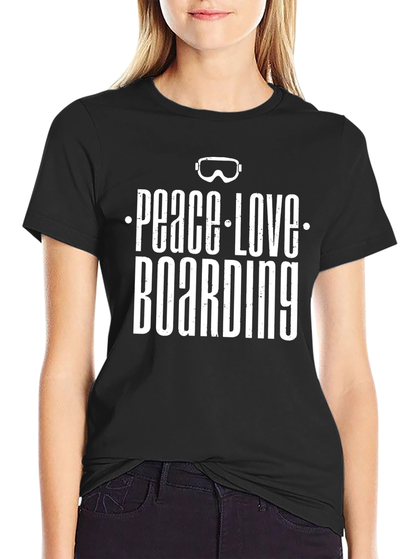 Peace Love Boarding Graphic Tee