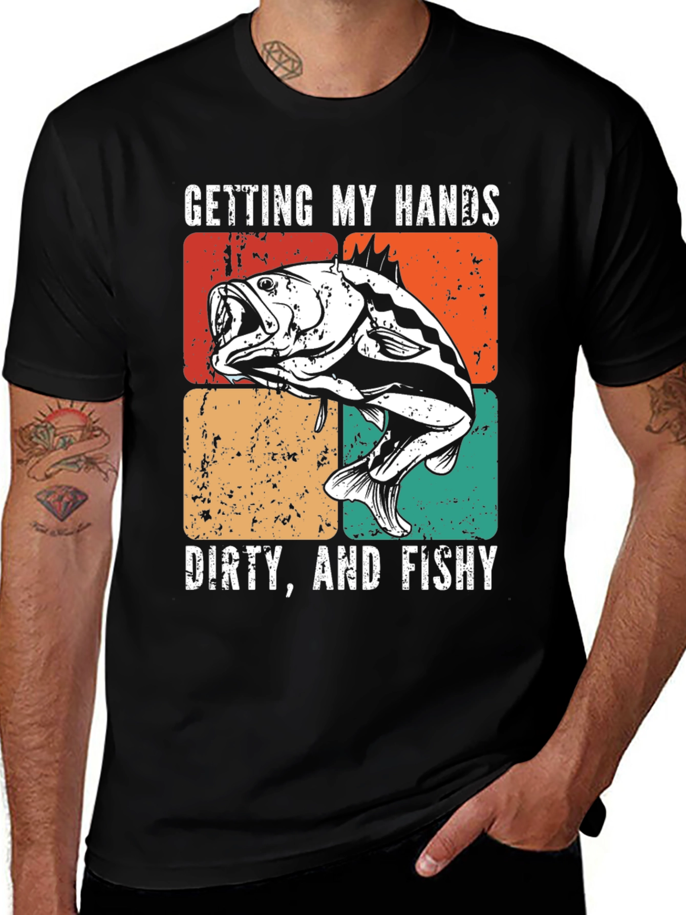 Getting My Hands Dirty & Fishy T-Shirt