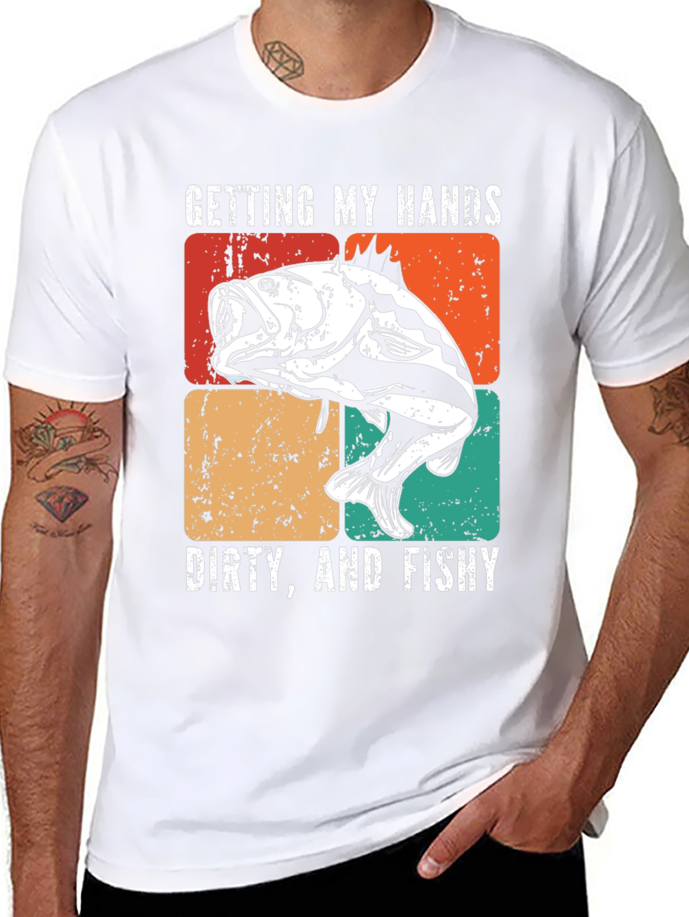 Getting My Hands Dirty & Fishy T-Shirt