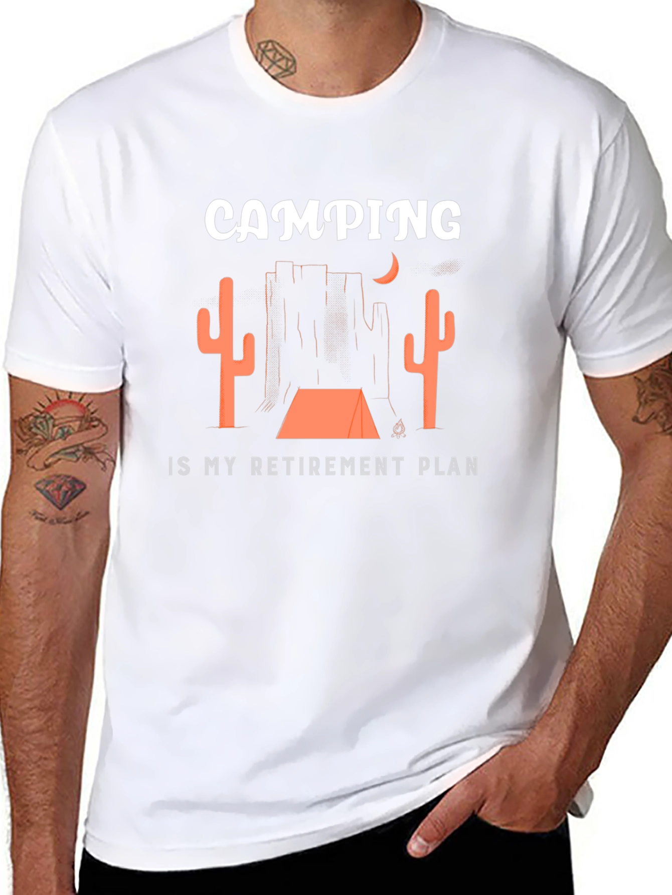 Camping Retirement Plan Graphic T-Shirt