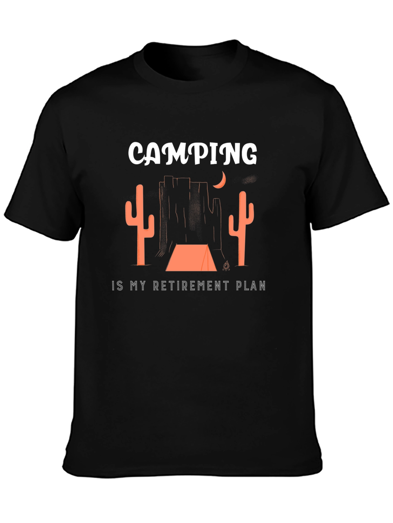 Camping Retirement Plan Graphic T-Shirt