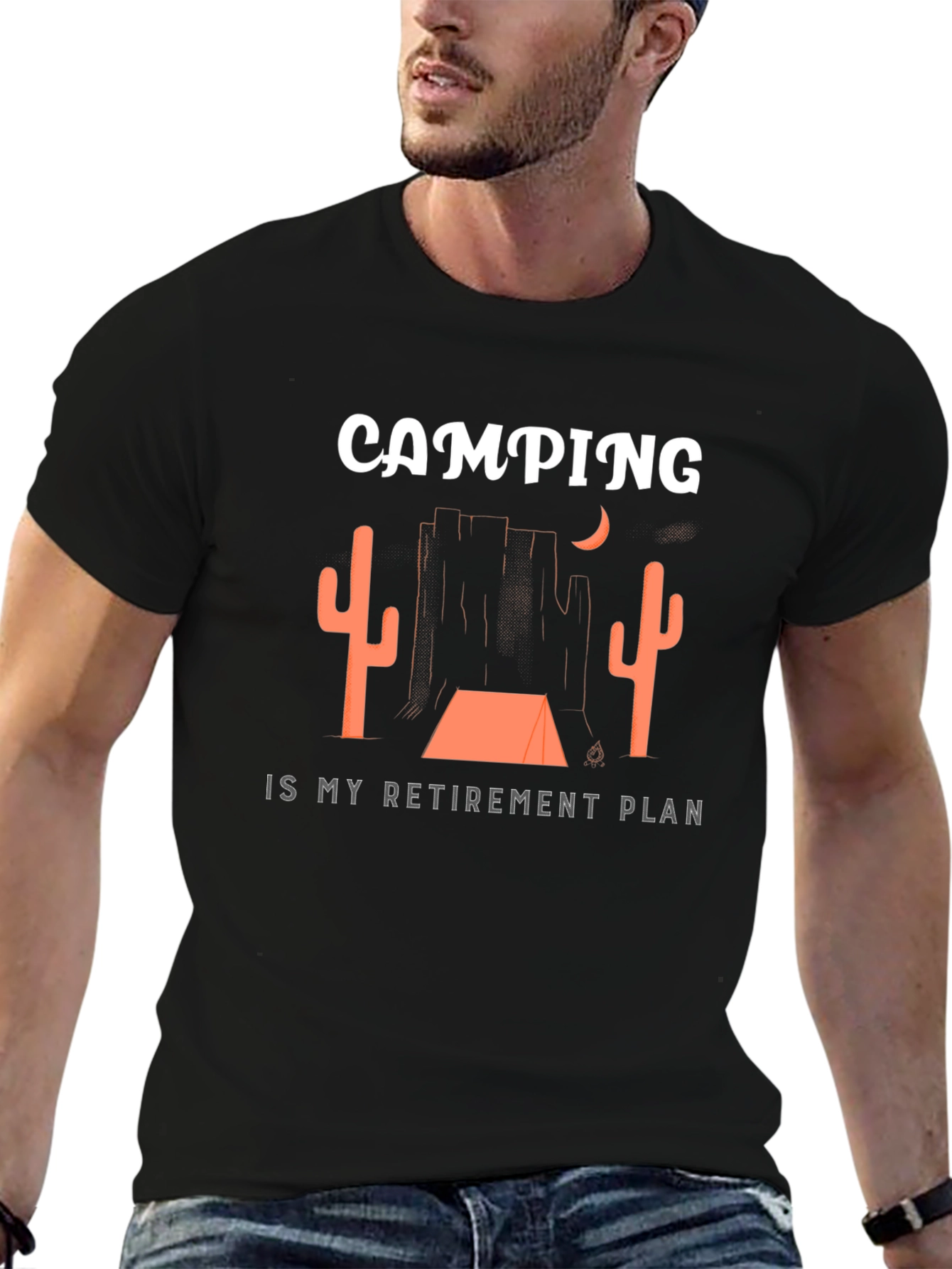 Camping Retirement Plan Graphic T-Shirt