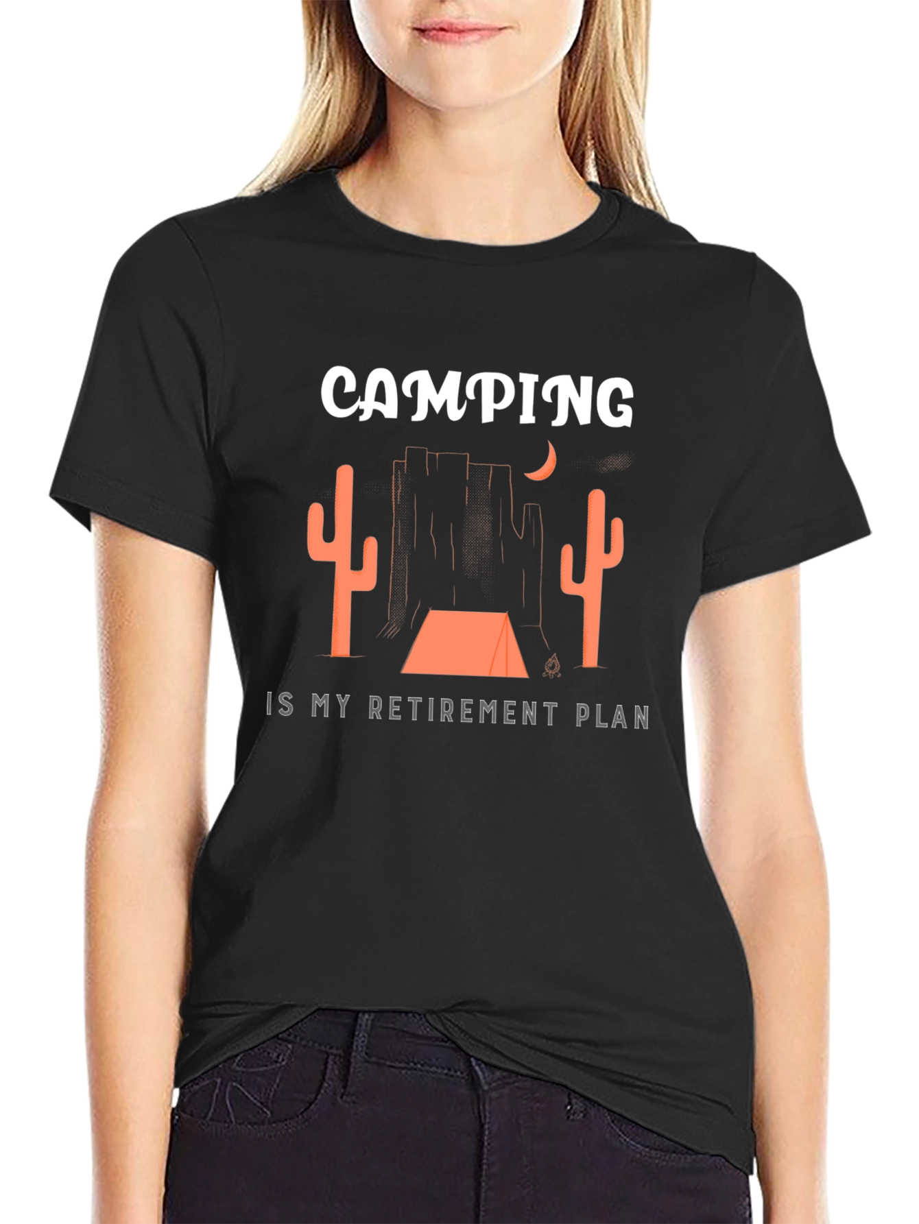 Camping Retirement Plan Graphic T-Shirt