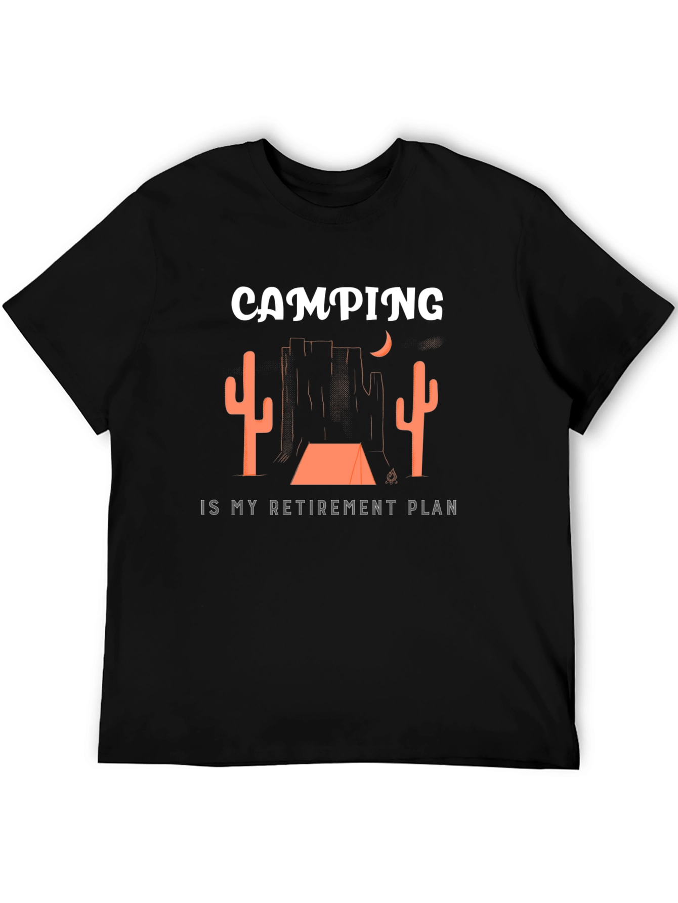 Camping Retirement Plan Graphic T-Shirt