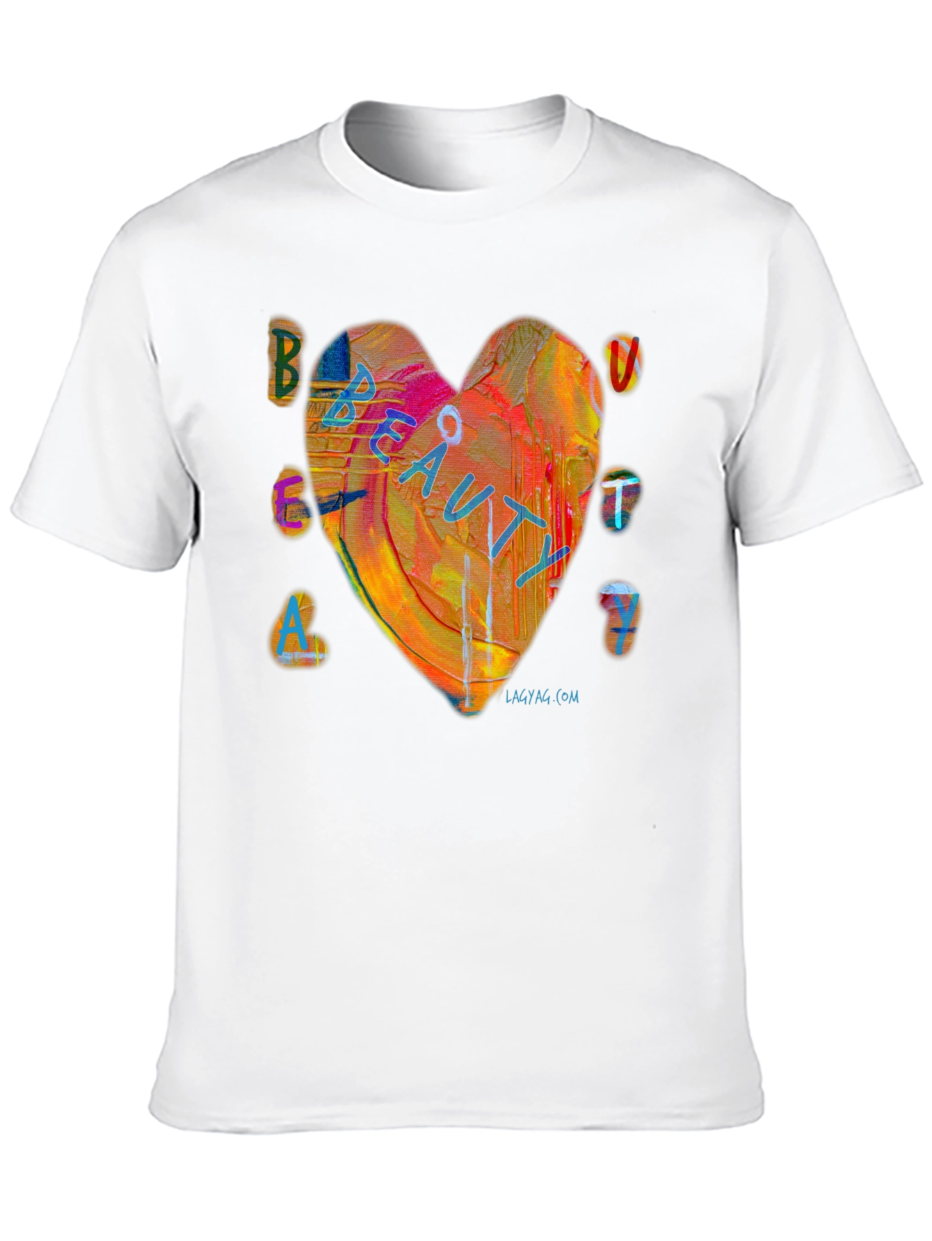 Beauty Heart Graphic T-Shirt - Unisex Short Sleeve