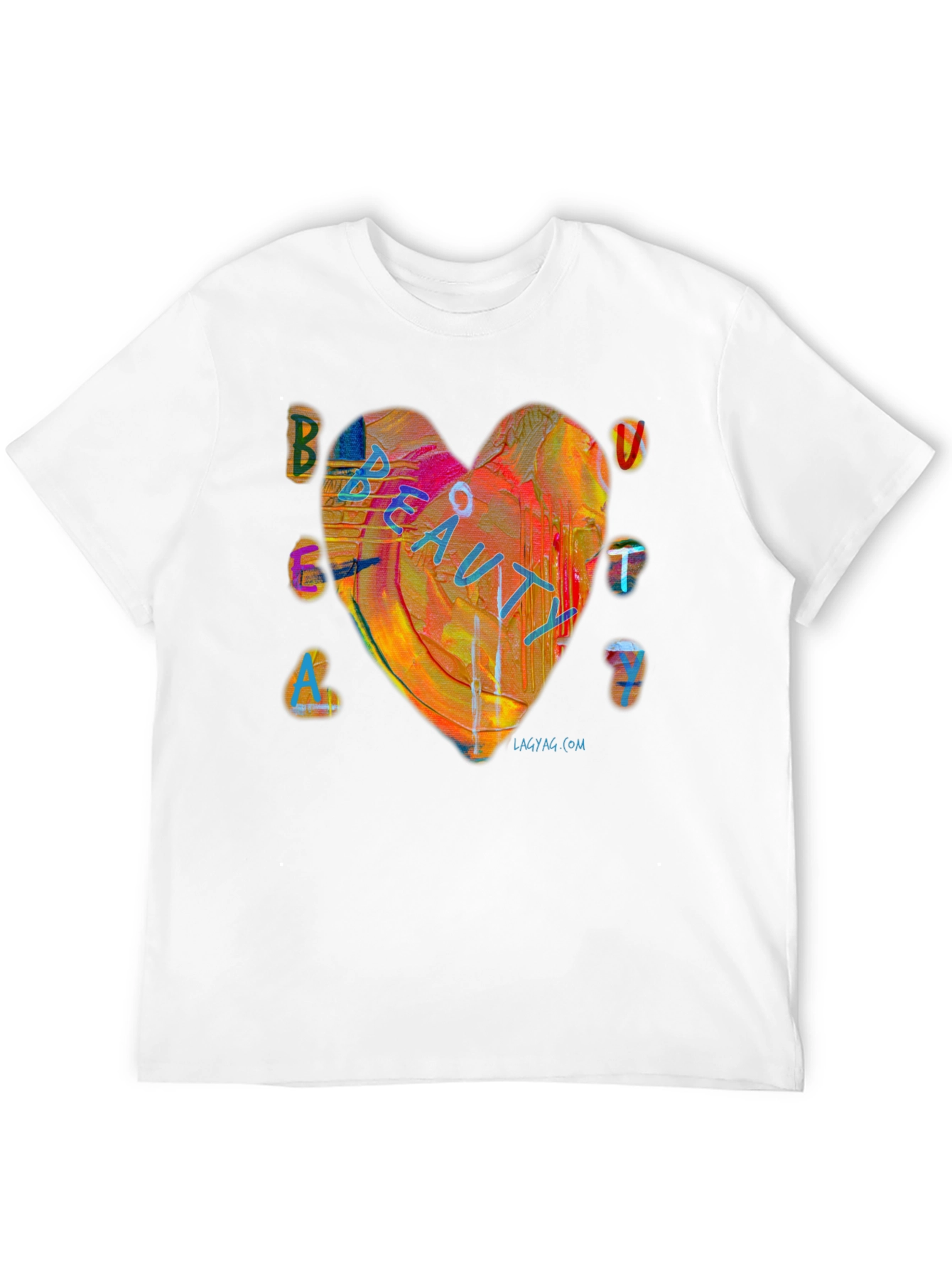Beauty Heart Graphic T-Shirt - Unisex Short Sleeve